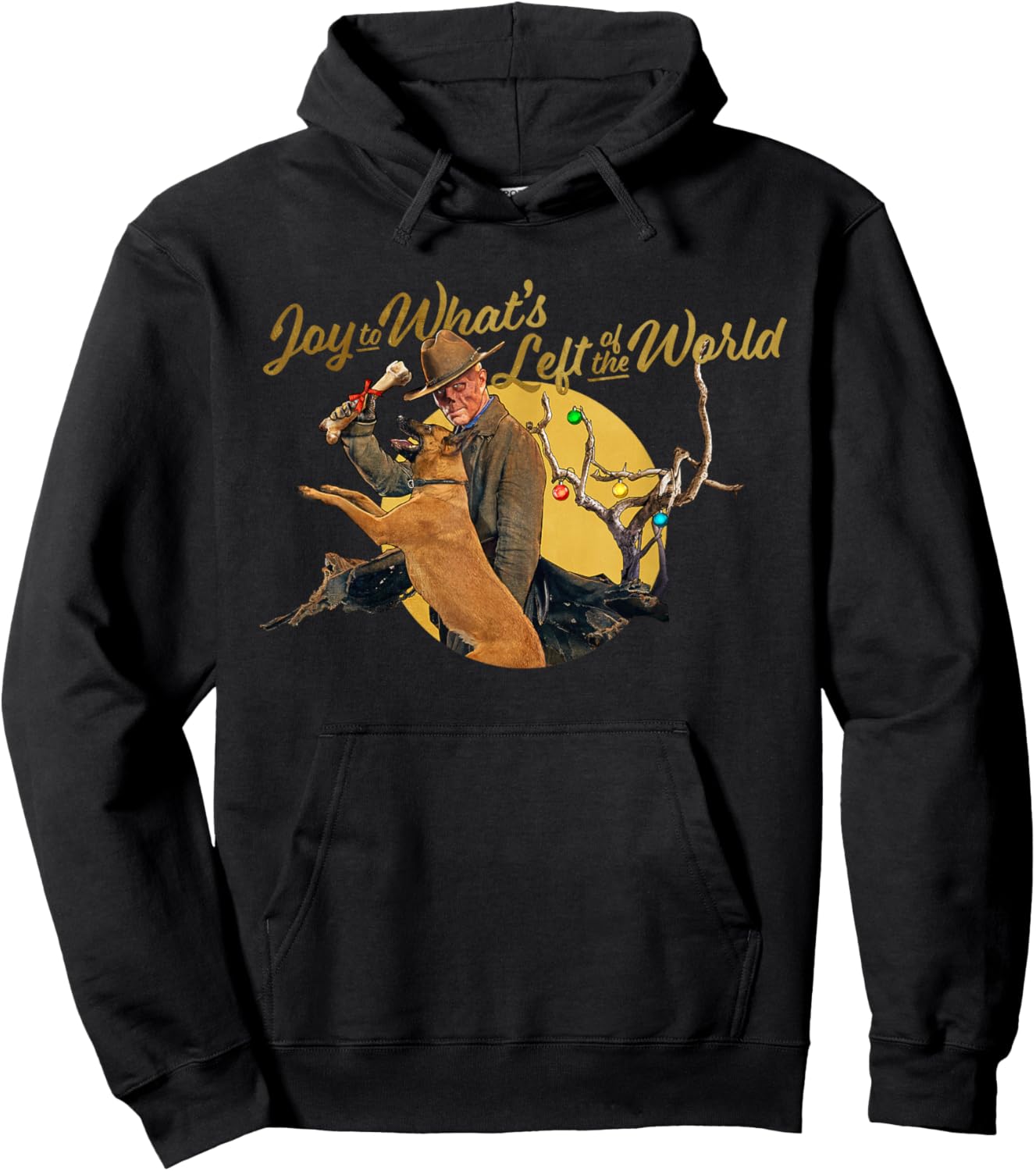 Fallout - Joy to What's Left of The World The Ghoul Hoodie - Hoodie | Black