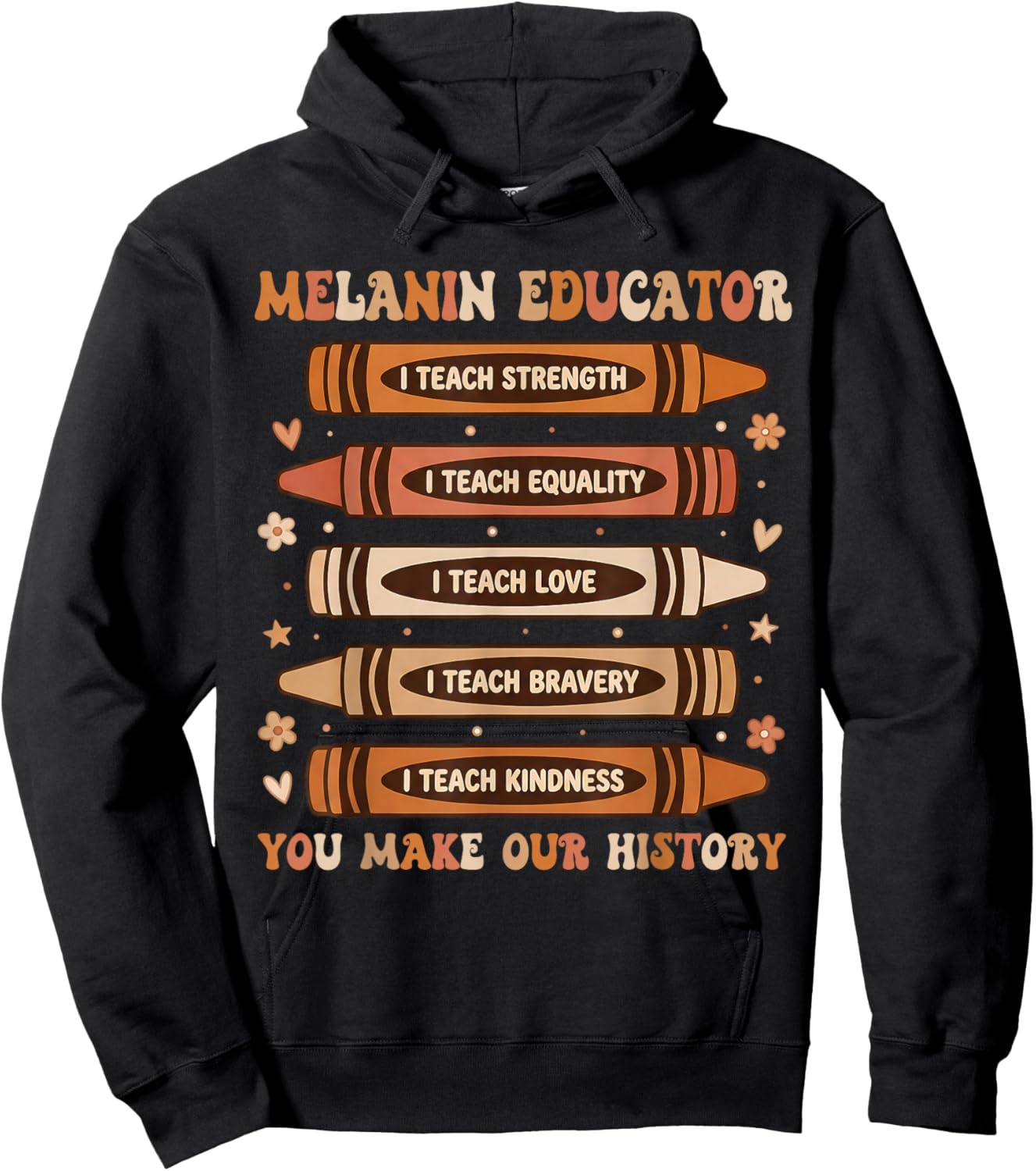 Black History Month Teacher Black Educator African American Hoodie - Hoodie | Black