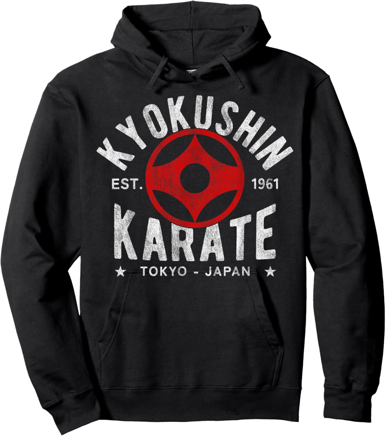 Kyokushin Karate Do Martial Arts Japan Tokyo Vintage Hoodie - Hoodie | Black