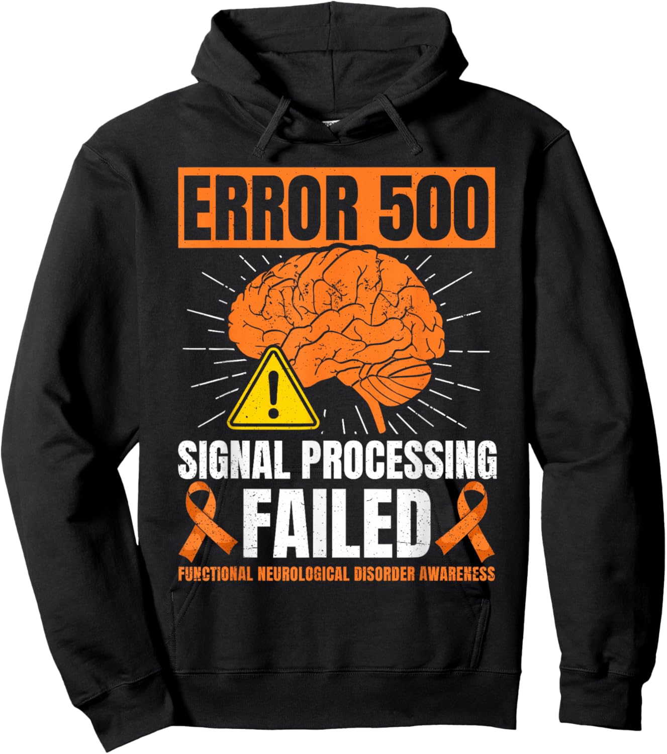 Functional Neurological Disorder FND Warrior Hoodie - Hoodie | Black