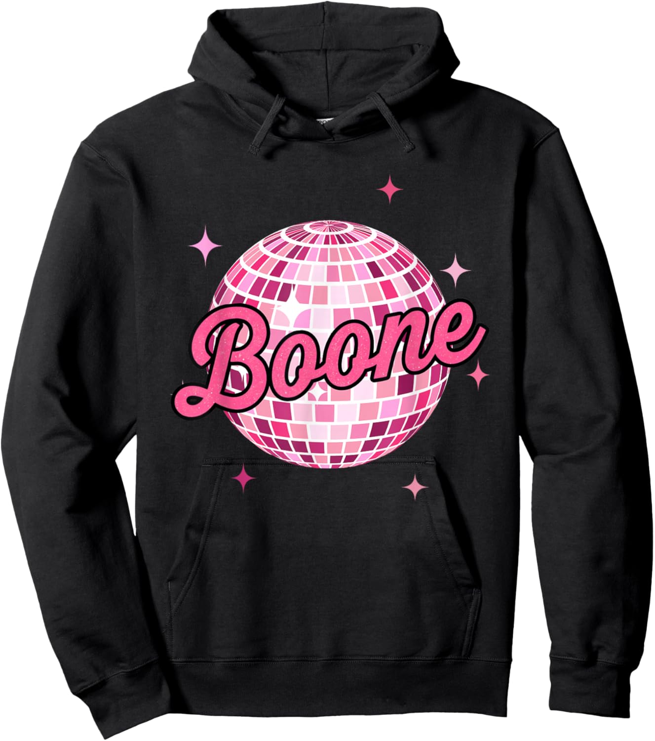 Retro Boonee First Name I Love Boone 80's Vintage Hoodie - Hoodie | Black