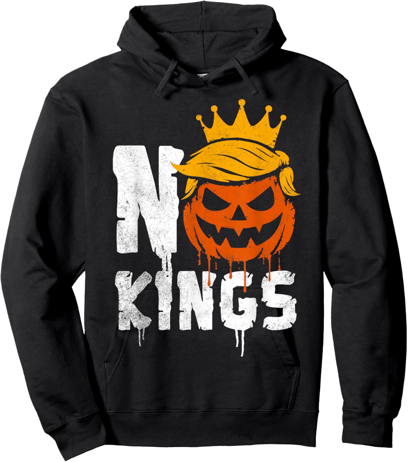 No Kings Halloween Hoodie - Hoodie | Black