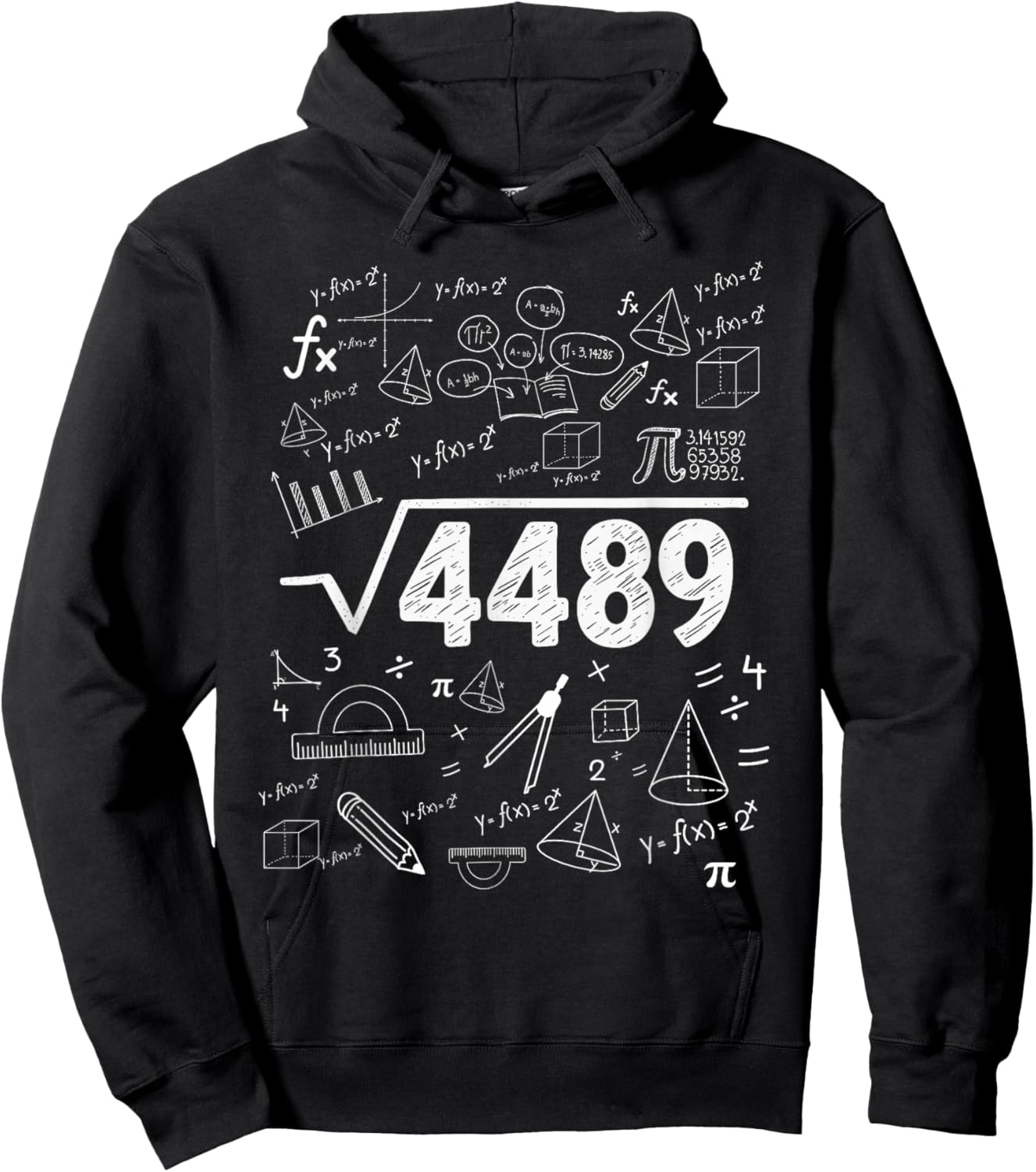 67 Meme Square Root 4489 Slang Funny Six Seven Math Teacher Hoodie - Hoodie | Black