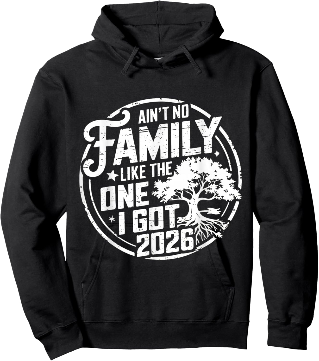 Ain't No Family Like The One I Got Reunion 2026 Funny Hoodie - Hoodie | Black