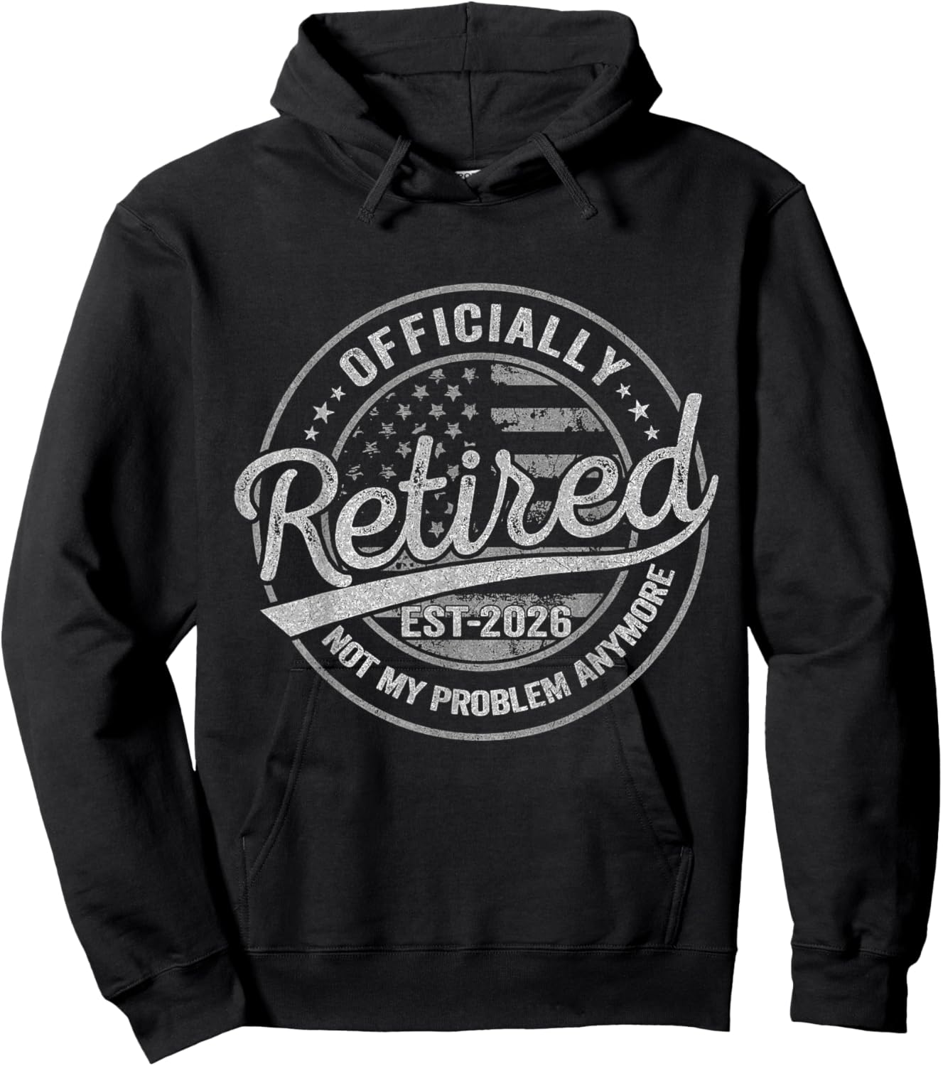 Officially Retirement 2026 Retired Gifts & Women Hoodie - Hoodie | Black