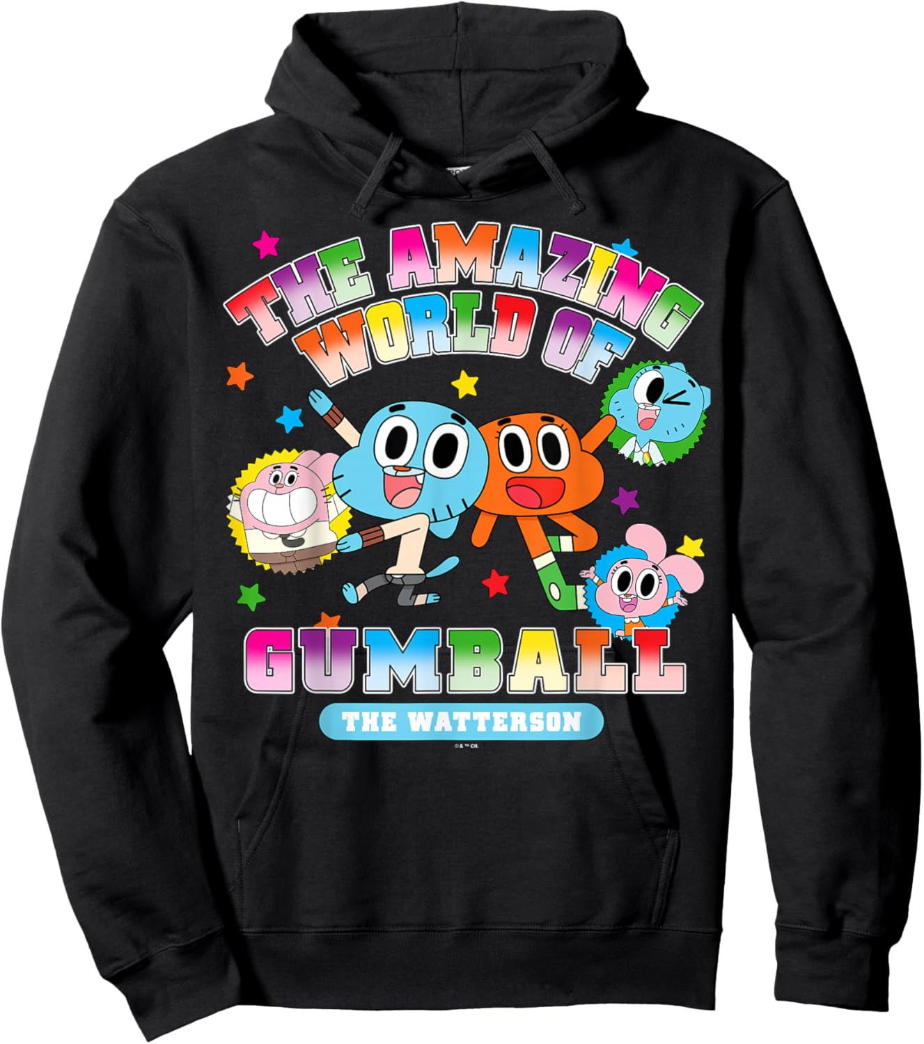 The Amazing World of Gumball The Watterson Collegiate Hoodie - Hoodie | Black