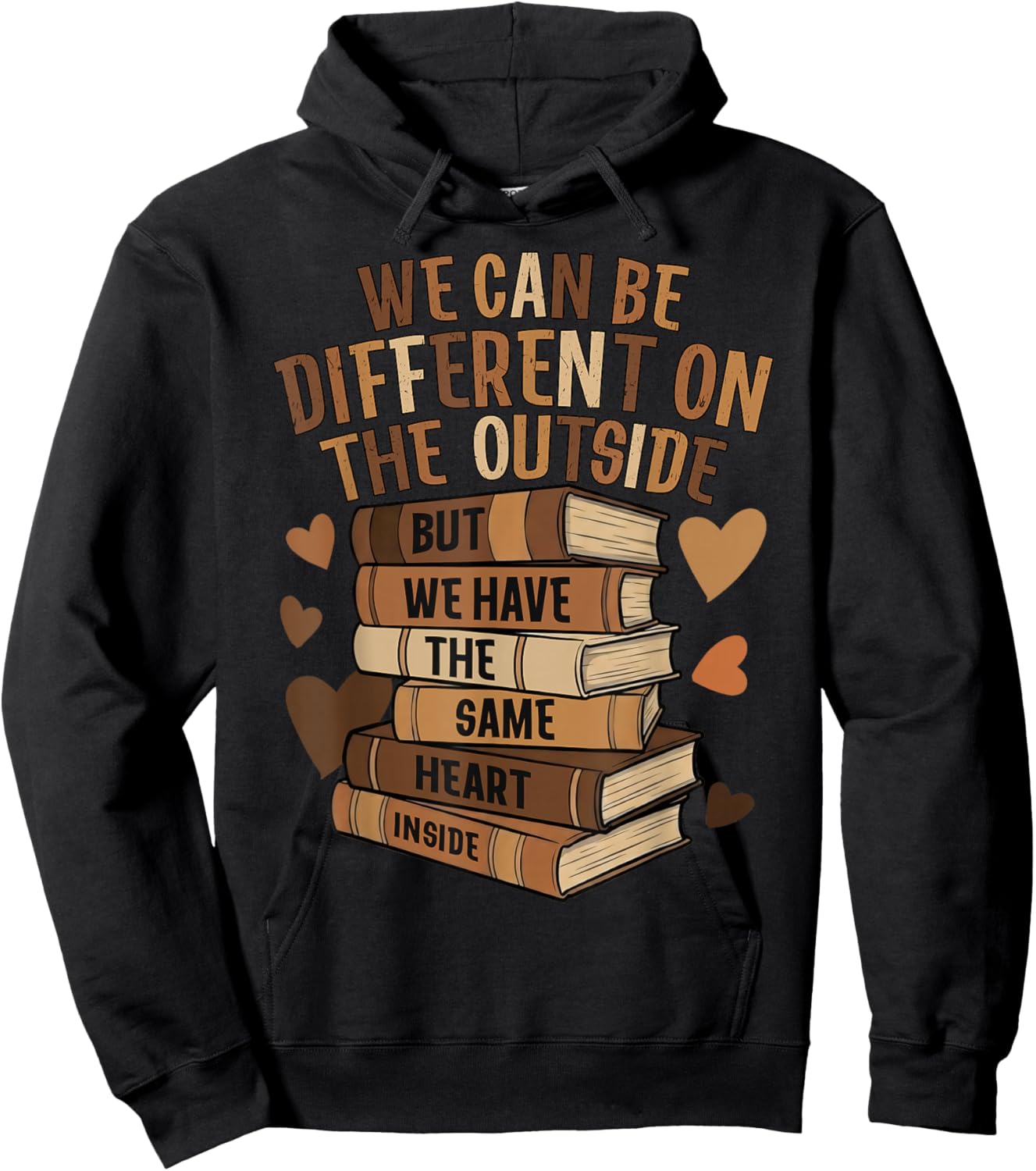 We Have The Same Heart Black History Month Book Lover Women Hoodie - Hoodie | Black