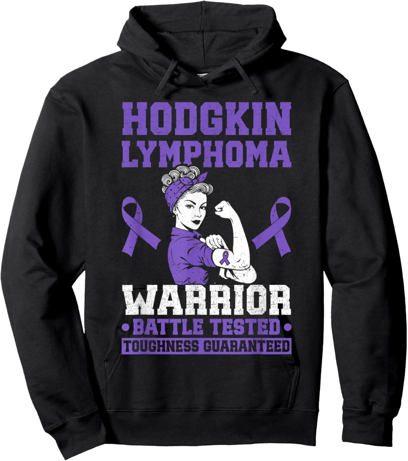 Hodgkins Lymphoma Warrior Hoodie - Hoodie | Black