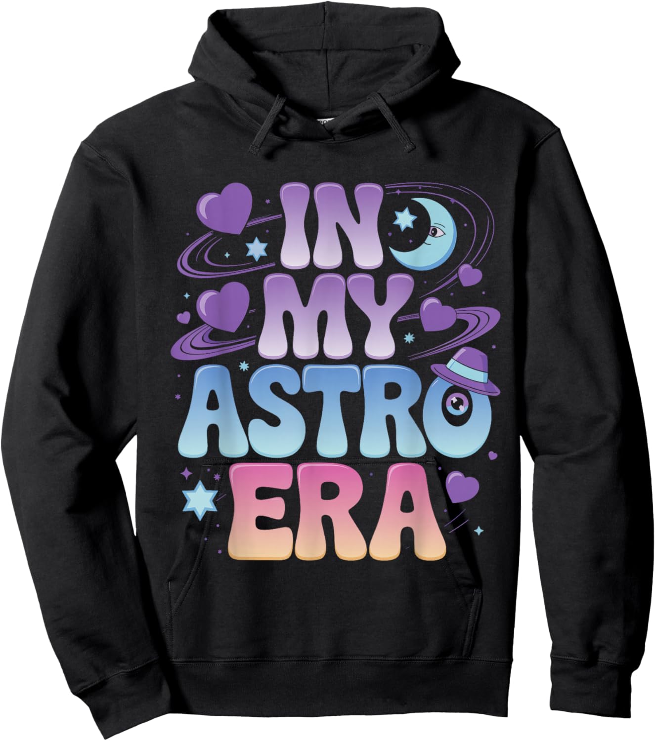 Funny Dandys World Astro Kids in My Astro Era Dandys World Hoodie - Hoodie | Black