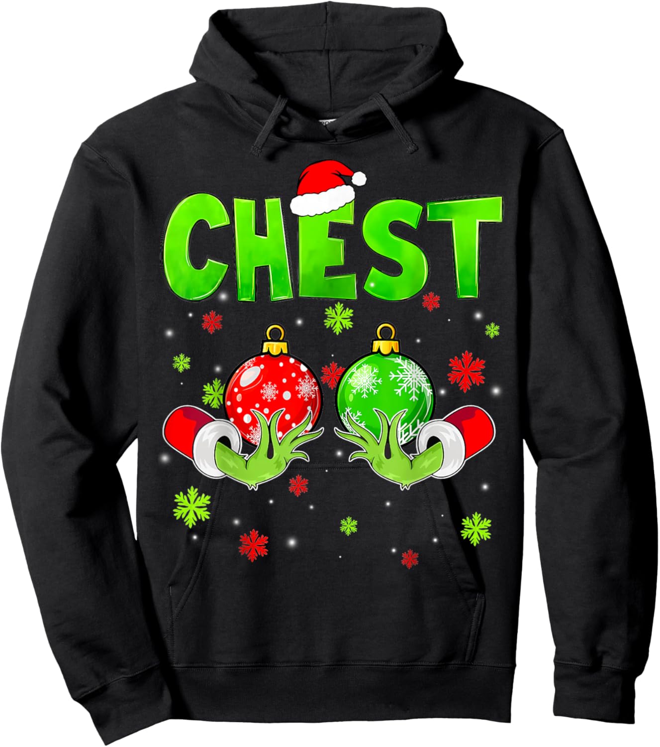 Chest Nuts Matching Chestnuts Xmas Christmas Couples Women Hoodie - Hoodie | Black