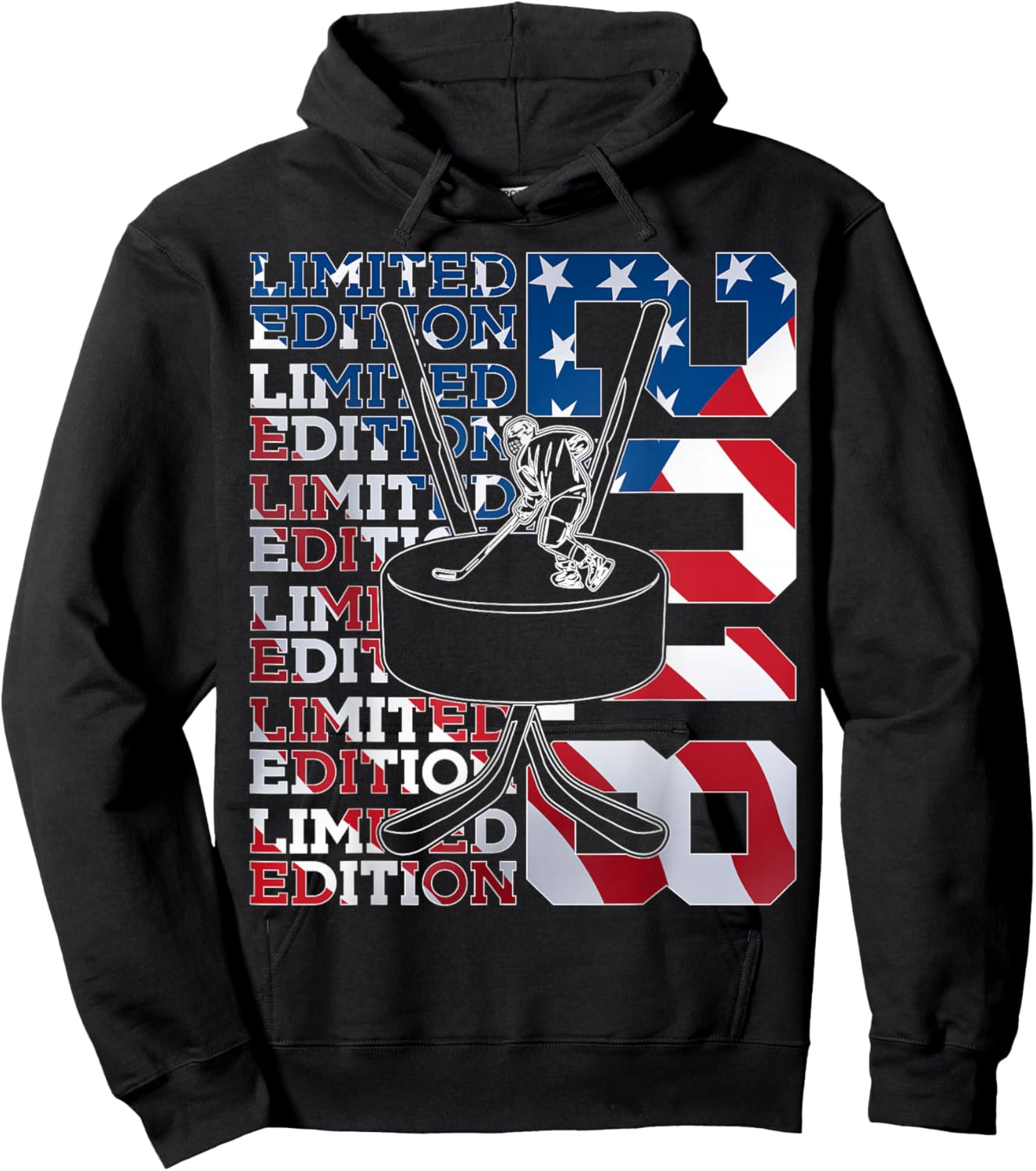 Limited Edition 2018 ICE Hockey 8TH Birthday Hoodie - Hoodie | Black