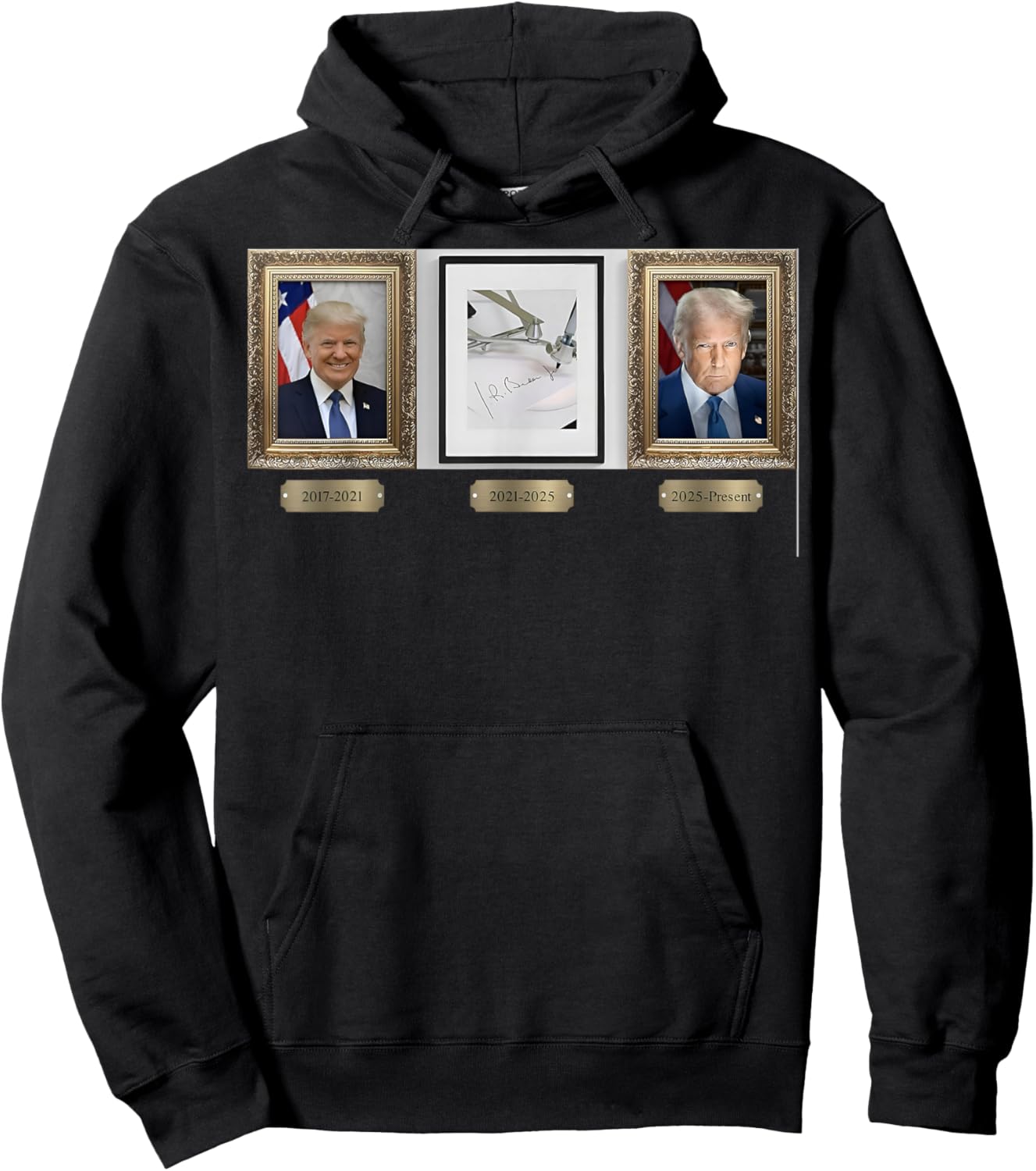 Biden autopen Signature Hoodie - Hoodie | Black