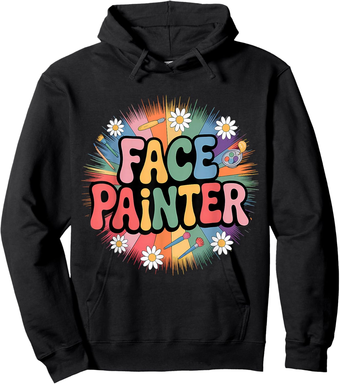 Face Painter Makeup Artist Face Artist Face Painting Hoodie - Hoodie | Black