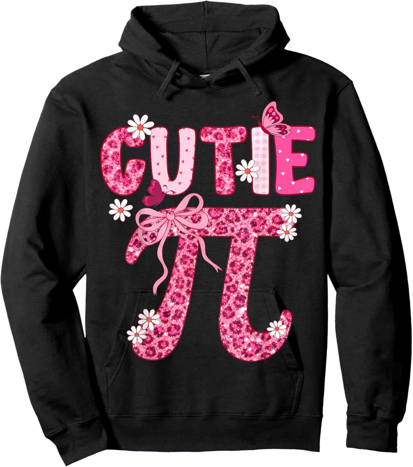 Cutie Pi Day Women Kids Men Toddler Math Teacher Student Hoodie - Hoodie | Black
