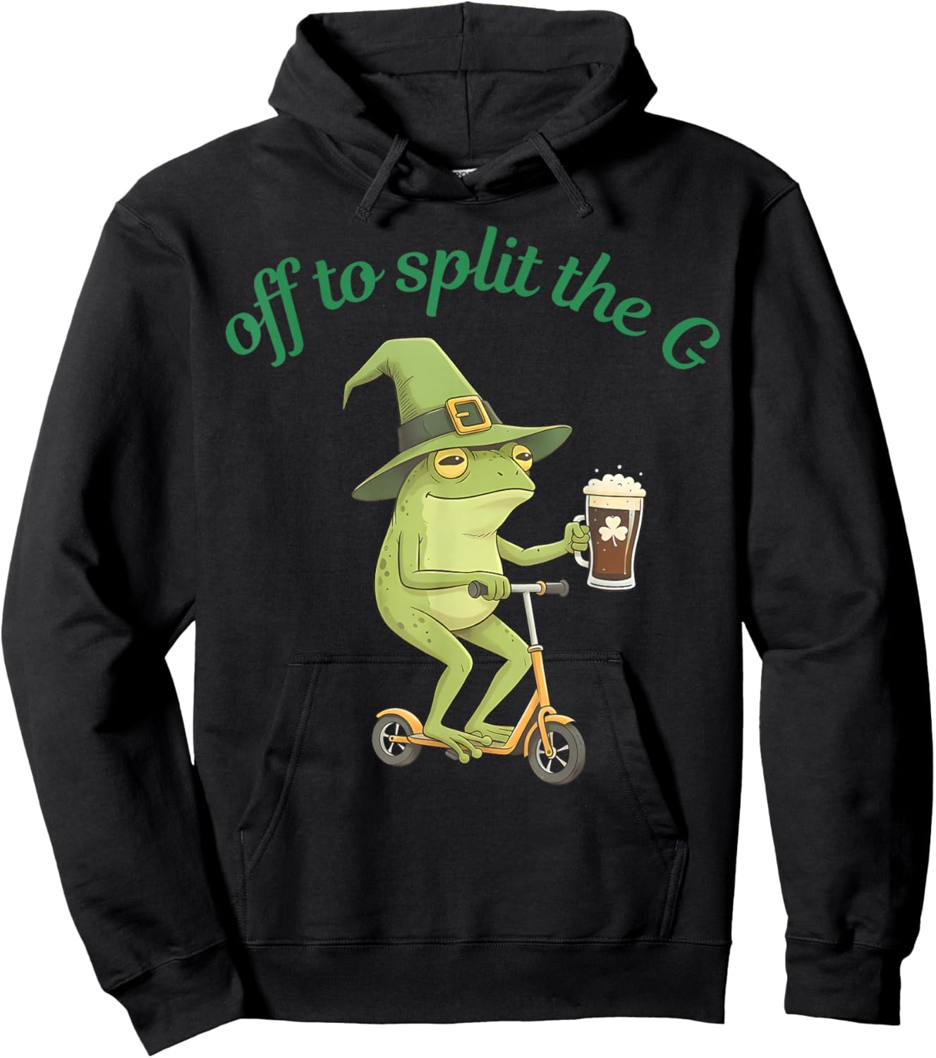 T-Shirt Hoodie - Hoodie | Black