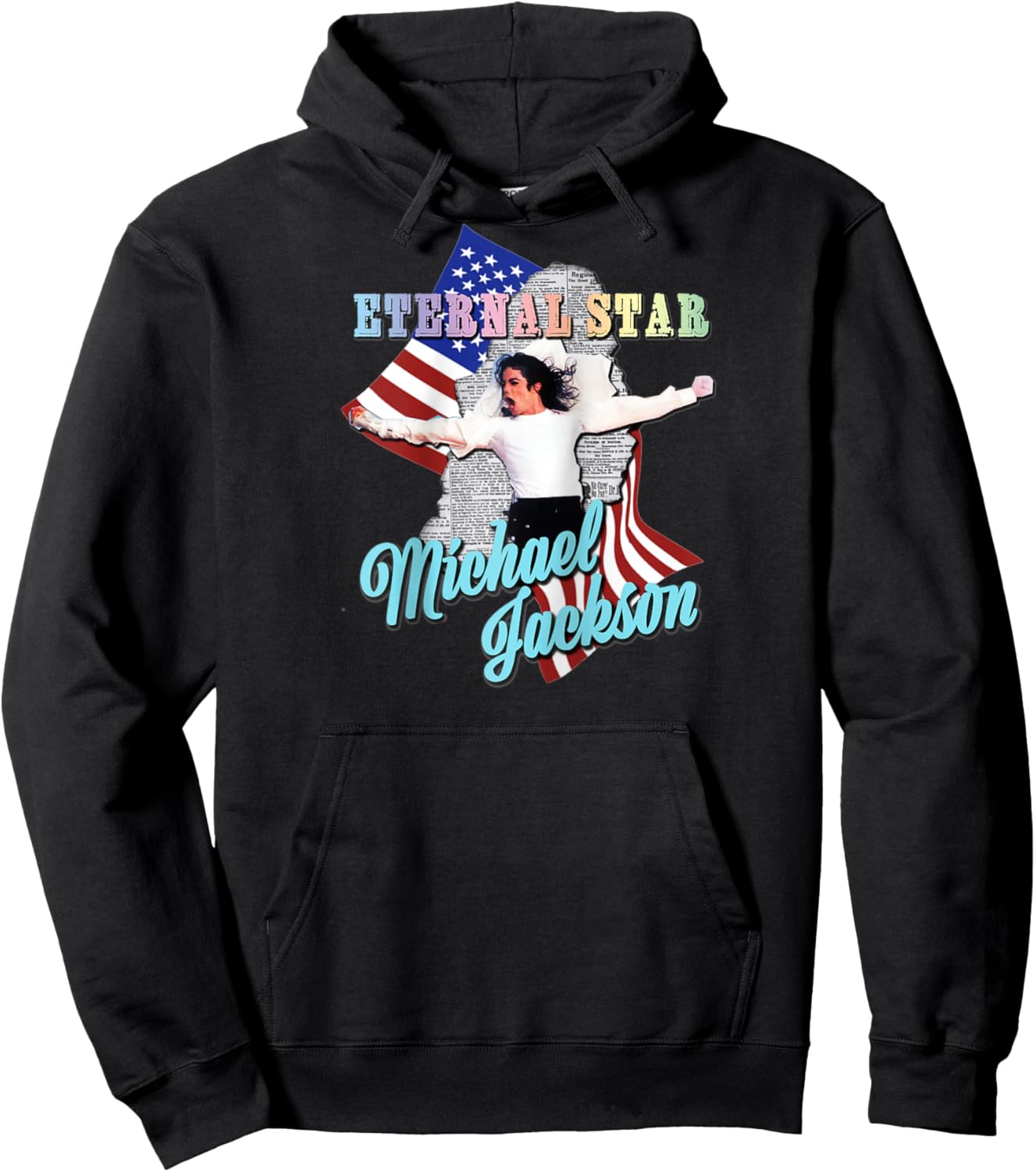 Michael Jackson 700 Raglan Baseball Hoodie - Hoodie | Black