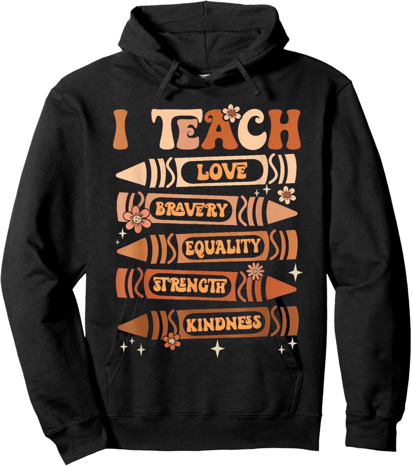Black History Month I Teach Black History Teacher Melanin Hoodie - Hoodie | Black