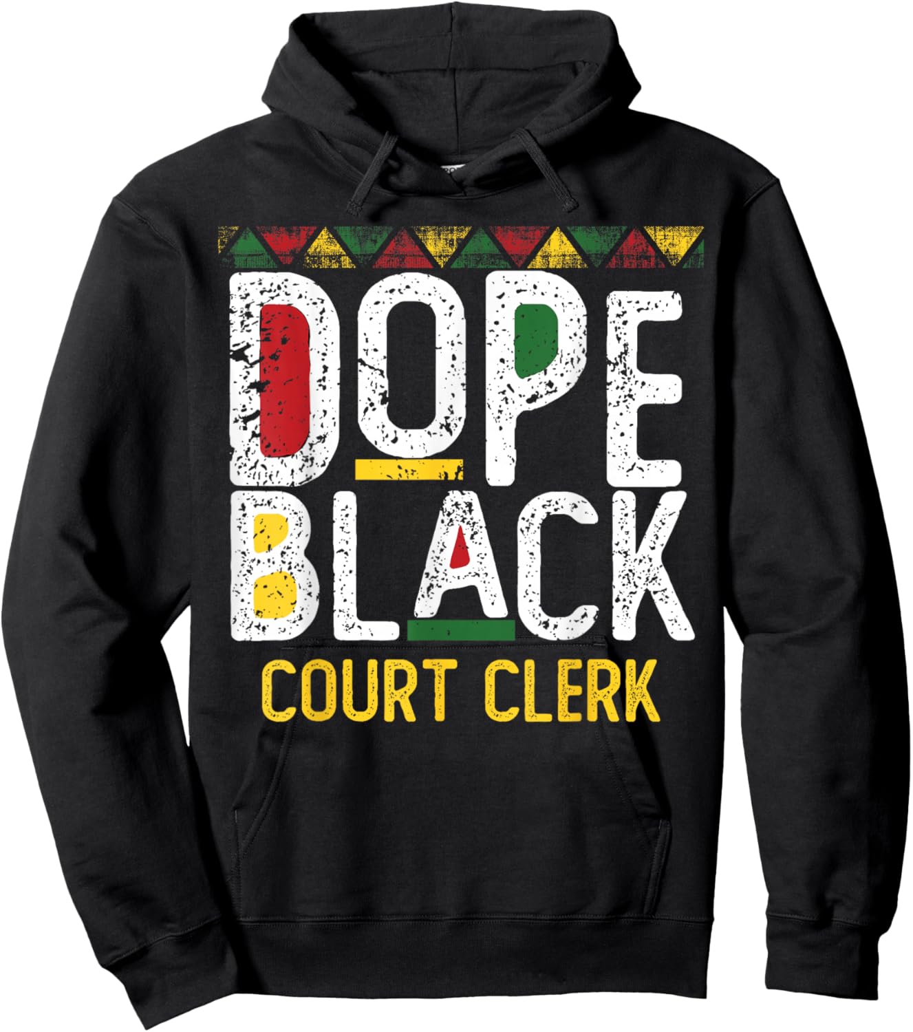 Dope Black Court Clerk Black History Month Hoodie - Hoodie | Black