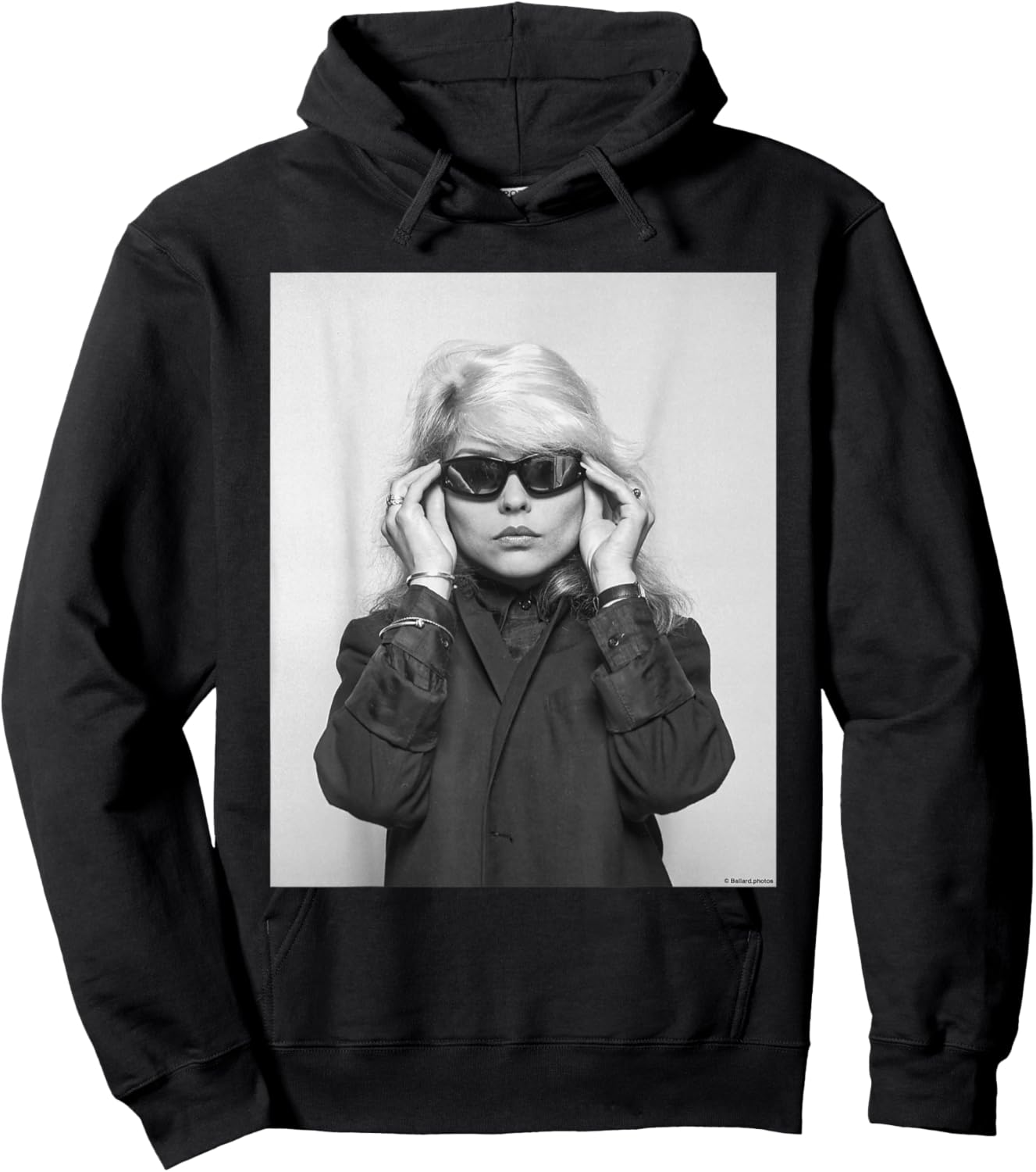 Blondie Debbie Harry New Wave Pop Singer by Allan Ballard Hoodie - Hoodie | Black