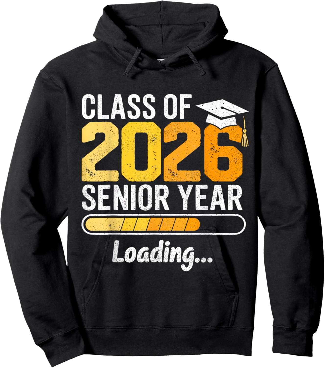 Class of 2026 Senior Year Loading Senior 2026 Graduation Hoodie - Hoodie | Black