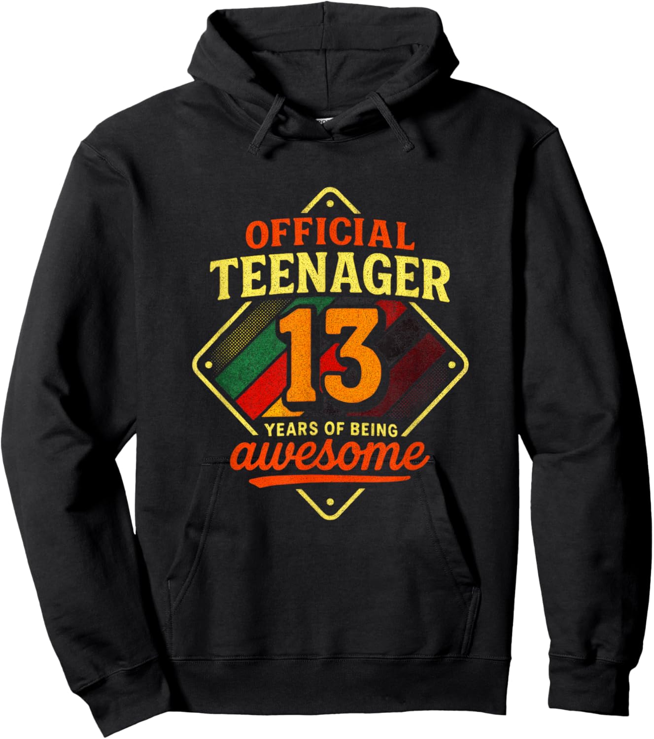 Official Teenager 13 - Birthday Celebration Hoodie - Hoodie | Black