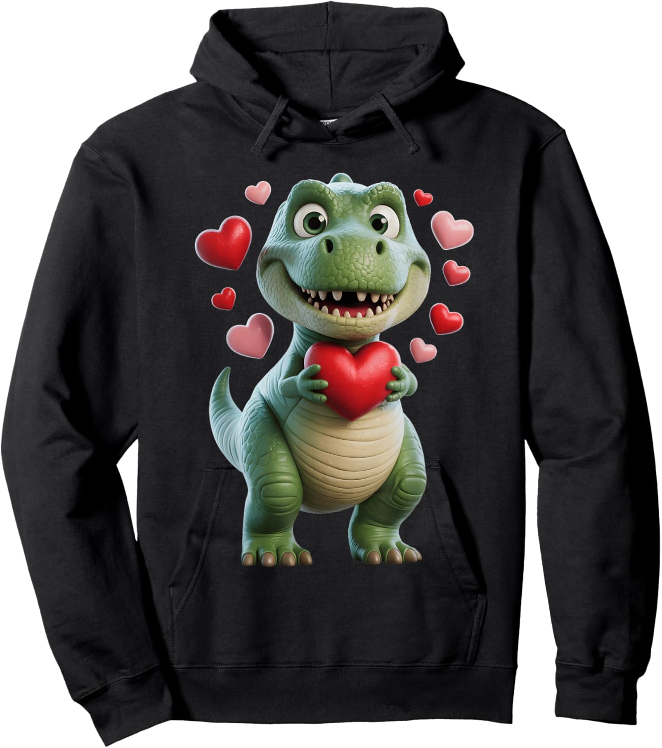 Red Heart Hoodie - Hoodie | Black