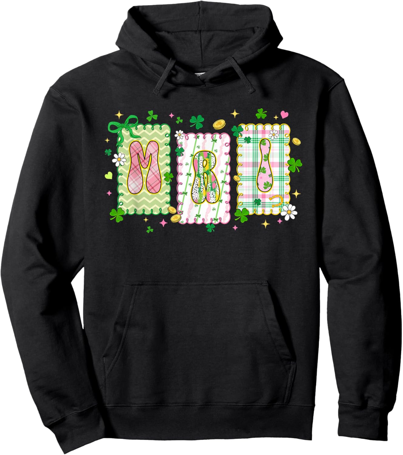 MRI Technologist St Patrick's Day Rad Tech Lucky Shamrock Hoodie - Hoodie | Black