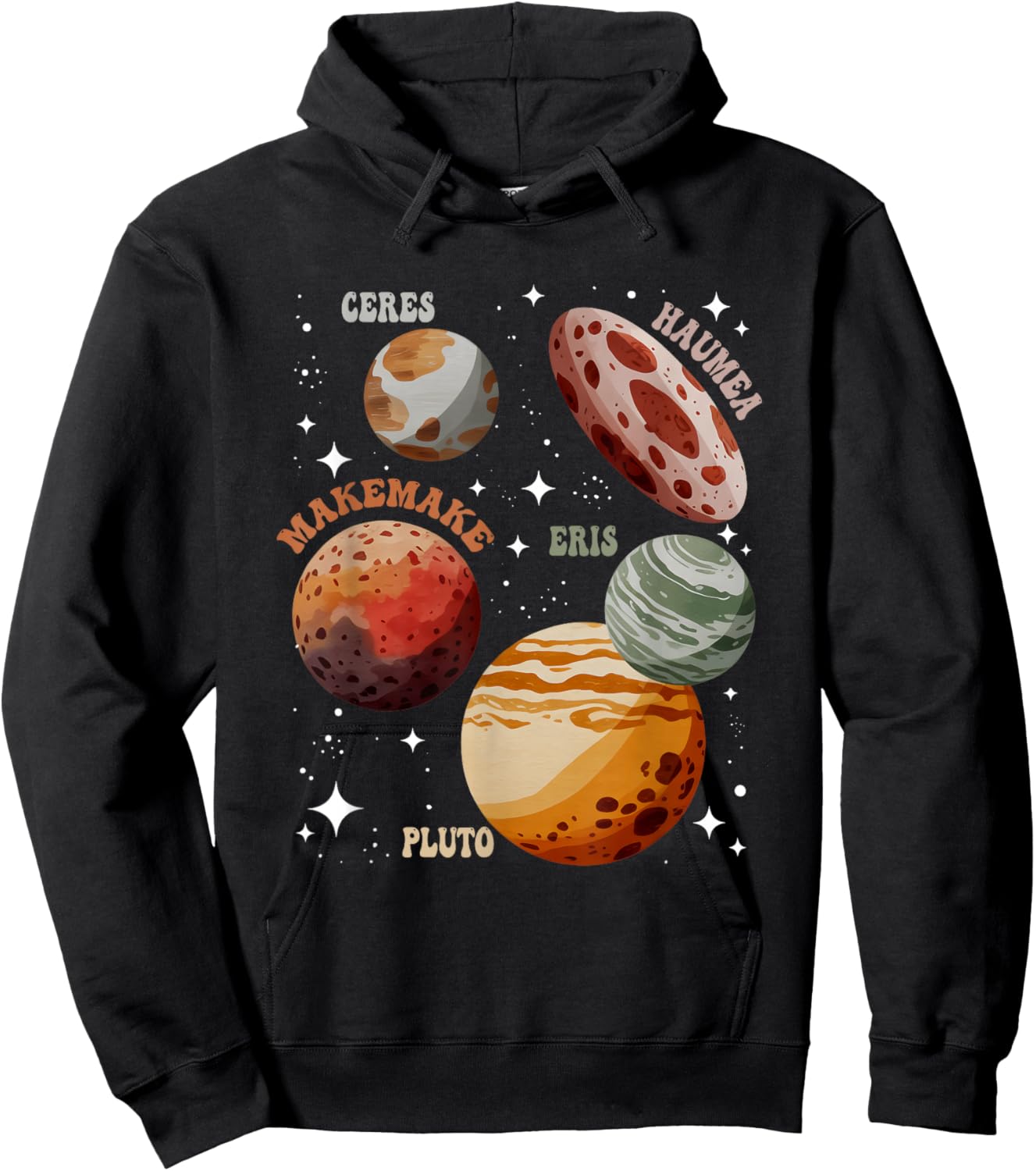 Haumea Space Hoodie - Hoodie | Black