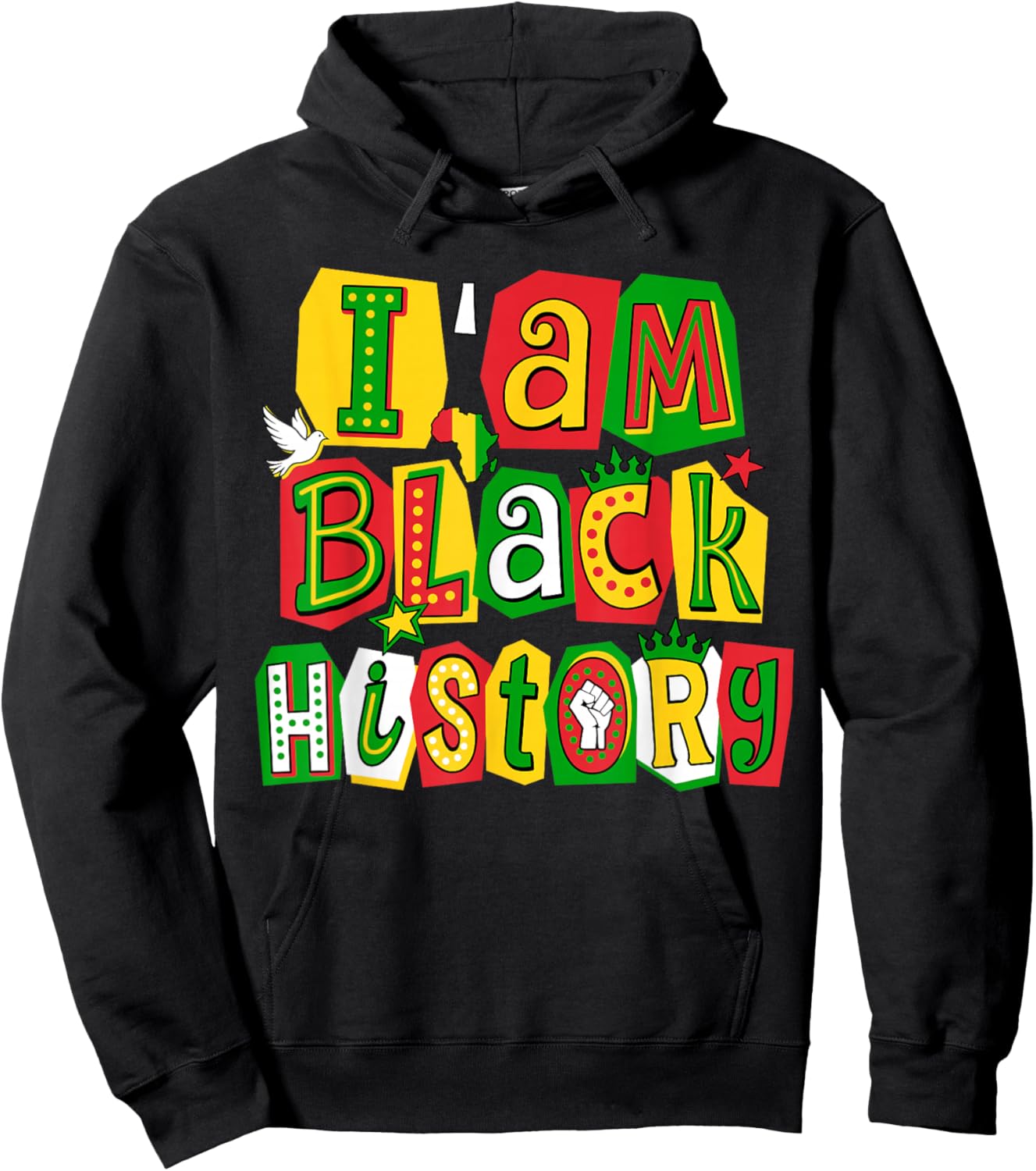 I'm Black History Month African American Black Men Women Kid Hoodie - Hoodie | Black