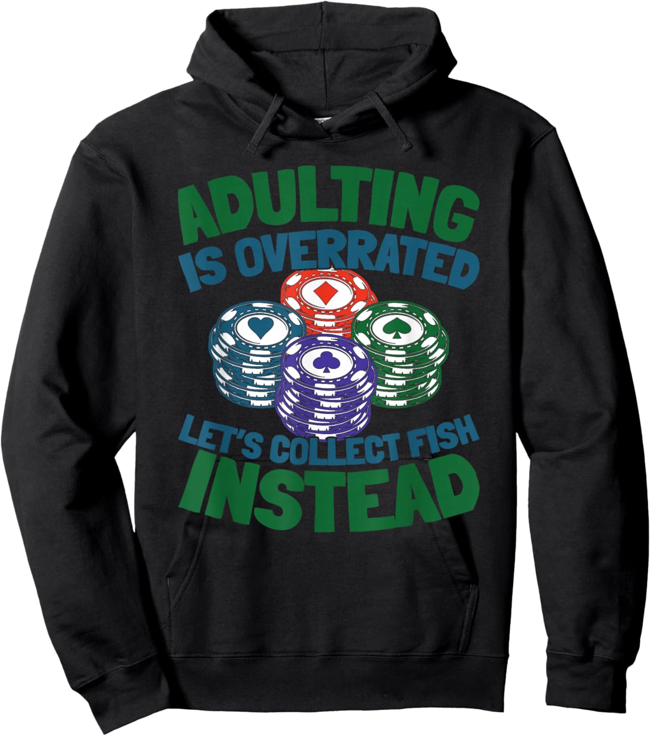Poker Texas Holdem Gambling - Gambler Cards Poker Hoodie - Hoodie | Black