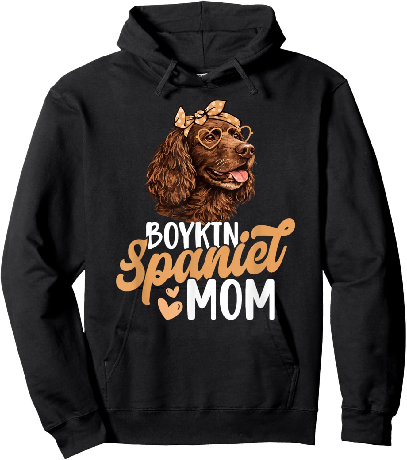 Boykin Spaniel Mom Boykin Spaniel Owner Hoodie - Hoodie | Black
