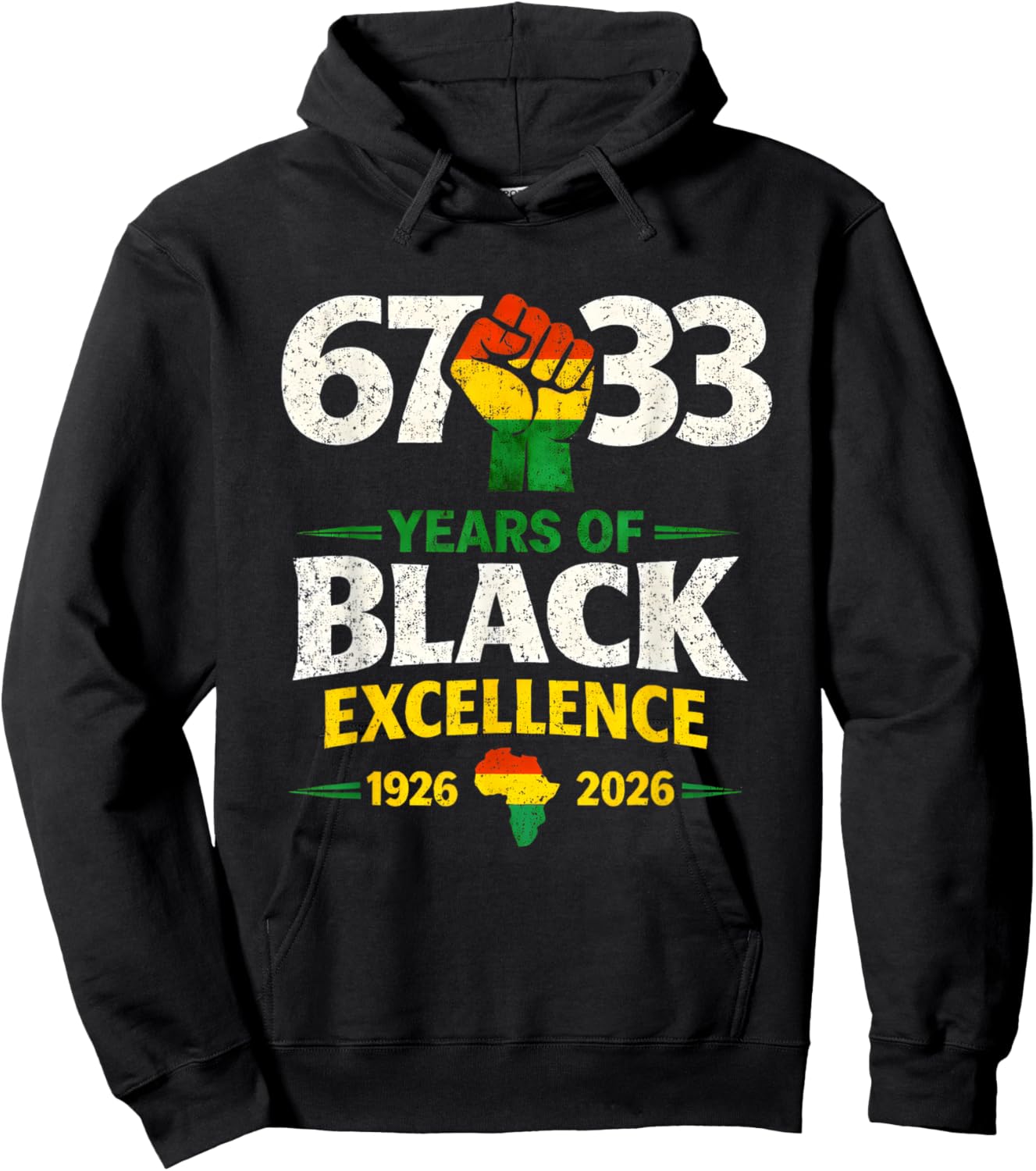 100 Years of Black Excellence Africa Black History Month Hoodie - Hoodie | Black