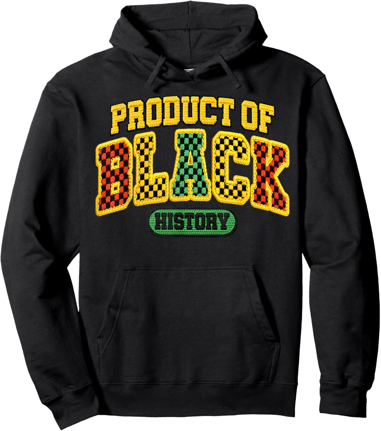 Product of Black History African American Melanin King Queen Hoodie - Hoodie | Black