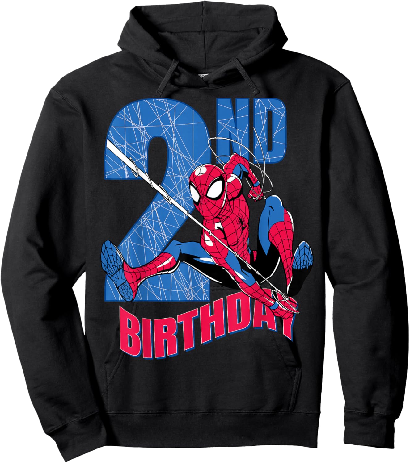 Marvel Comics Spider-Man 2nd Birthday Hero Web Action Hoodie - Hoodie | Black