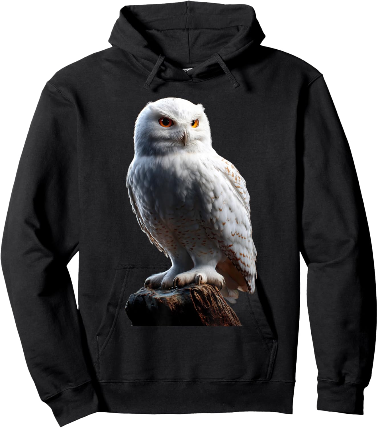 Snowy Owl Barn Eagle Arctic Owl Cute White Polar Owls Hoodie - Hoodie | Black