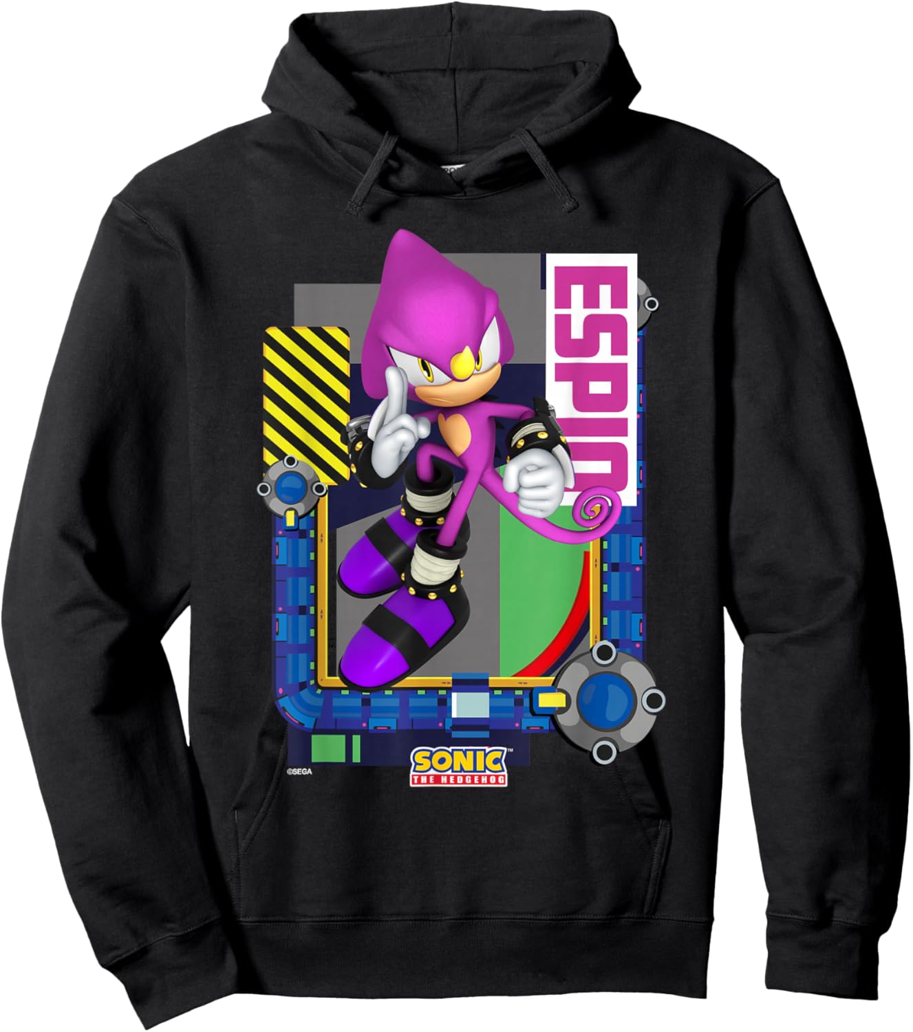 Sonic The Hedgehog - in The Zone - Espio Hoodie - Hoodie | Black