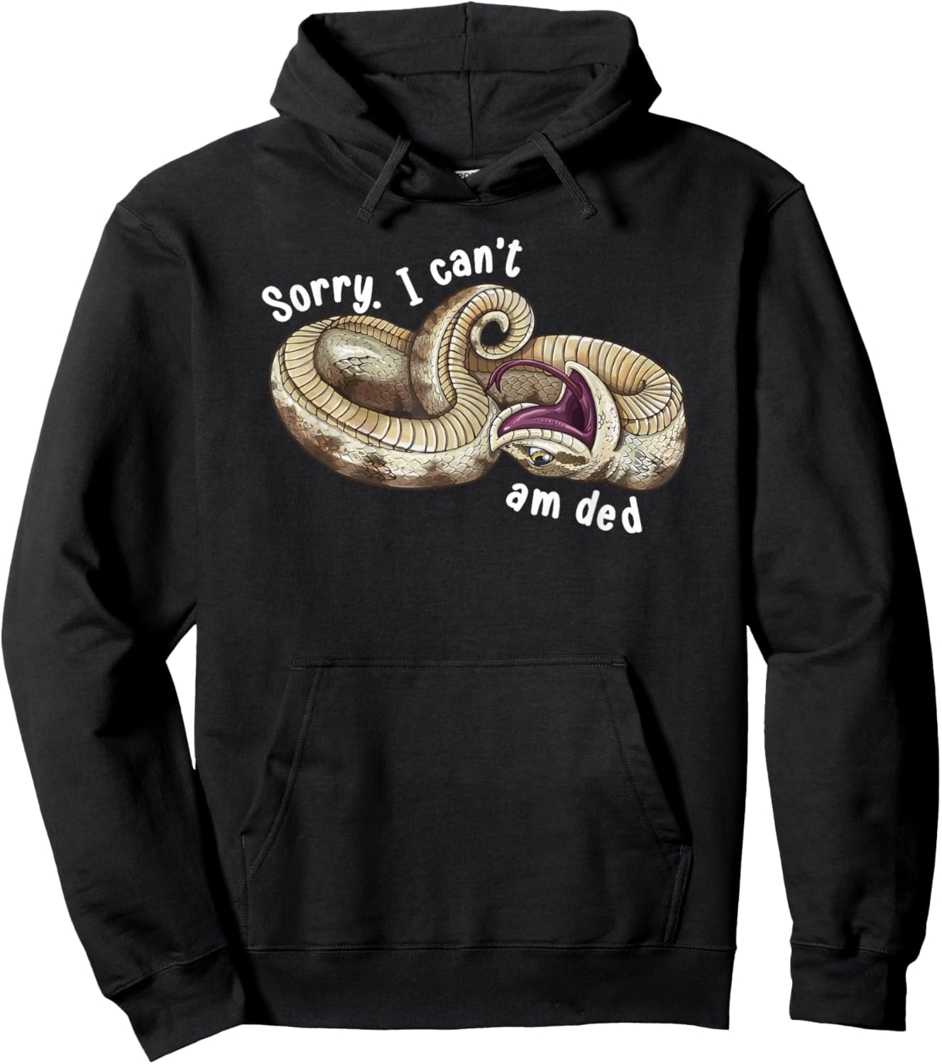 Funny Hognose Snake Owner Hognose Snake Lover Hoodie - Hoodie | Black