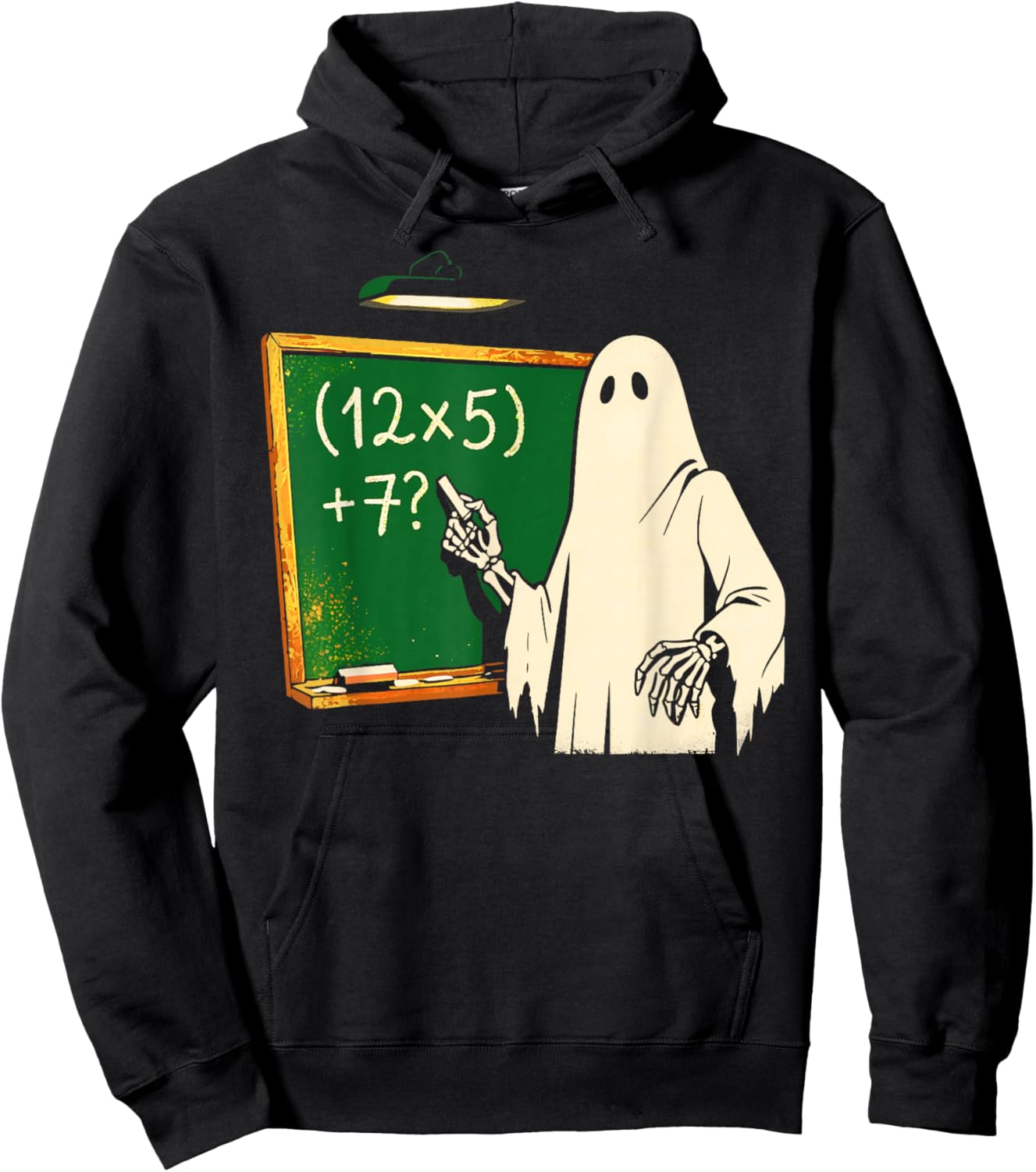67 Teacher Halloween Ghost Six Seven Meme Brainrot Math Joke Hoodie - Hoodie | Black