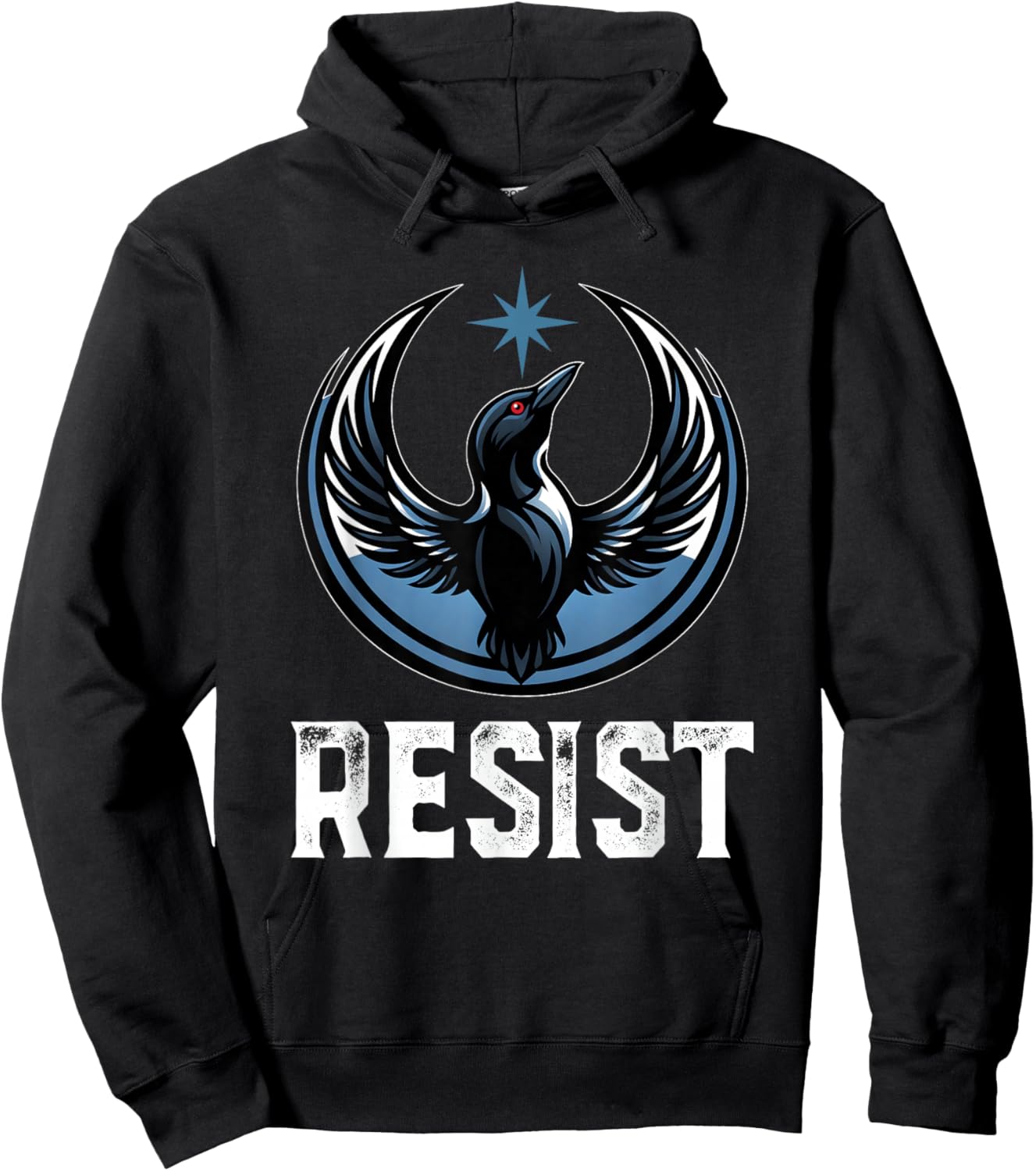 Resist Minnesota Rebel New State Flag Men Women Hoodie - Hoodie | Black