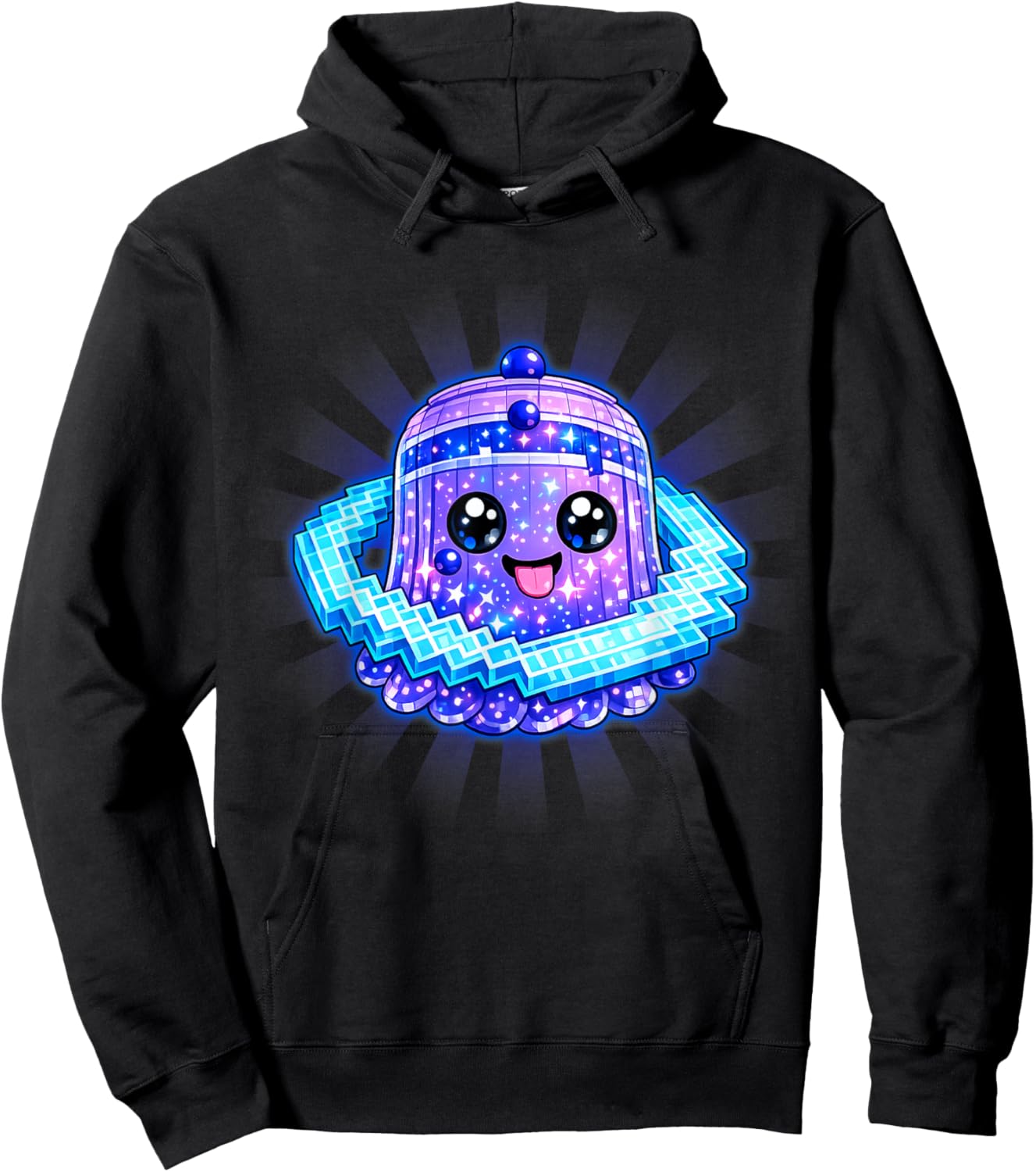 Funny Galactio Fantasma Escape Tsunami Brainrot Hoodie - Hoodie | Black