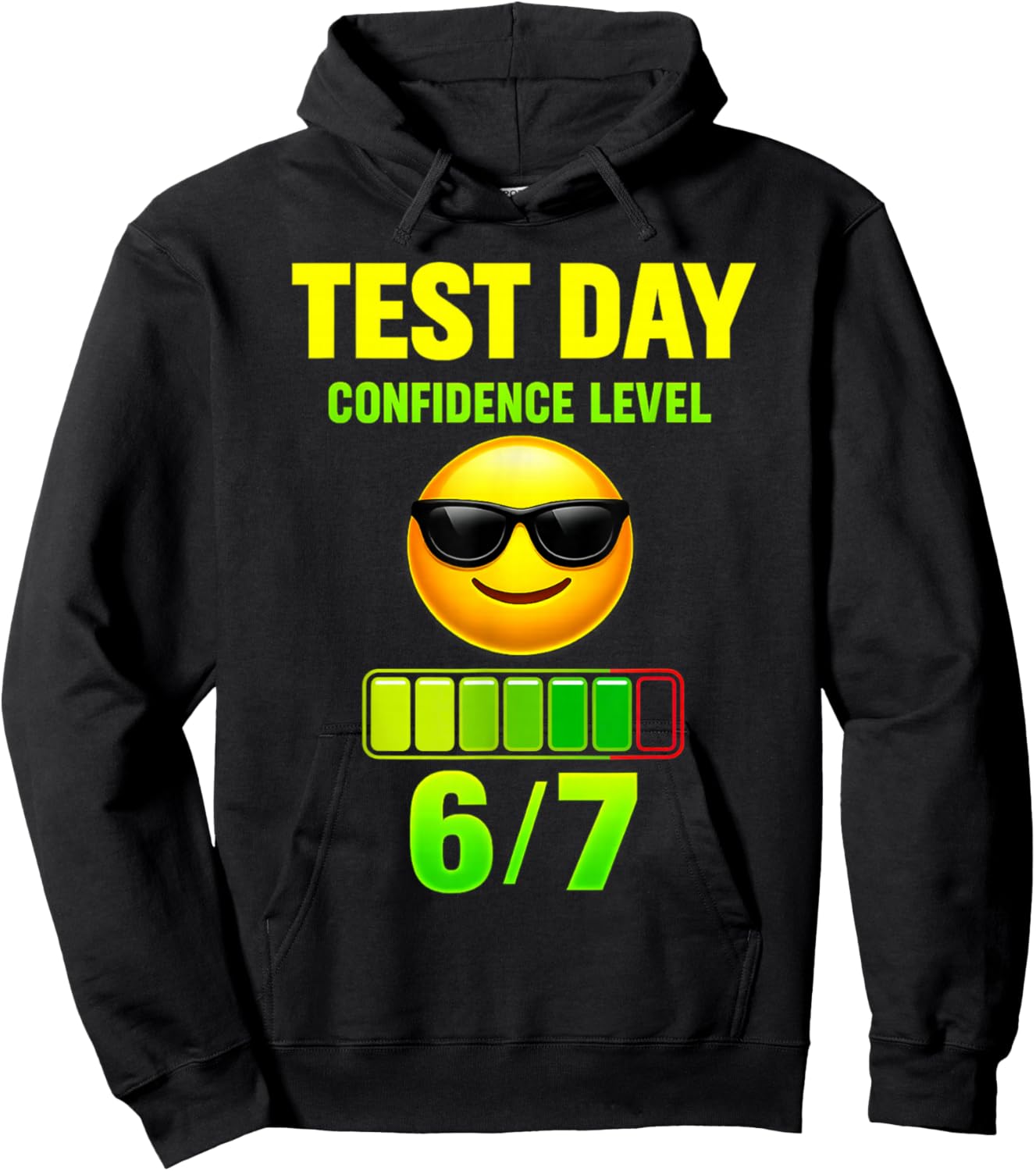 Test Day Six Seven Meme 67 Classroom Joke Student Exam Day Hoodie - Hoodie | Black