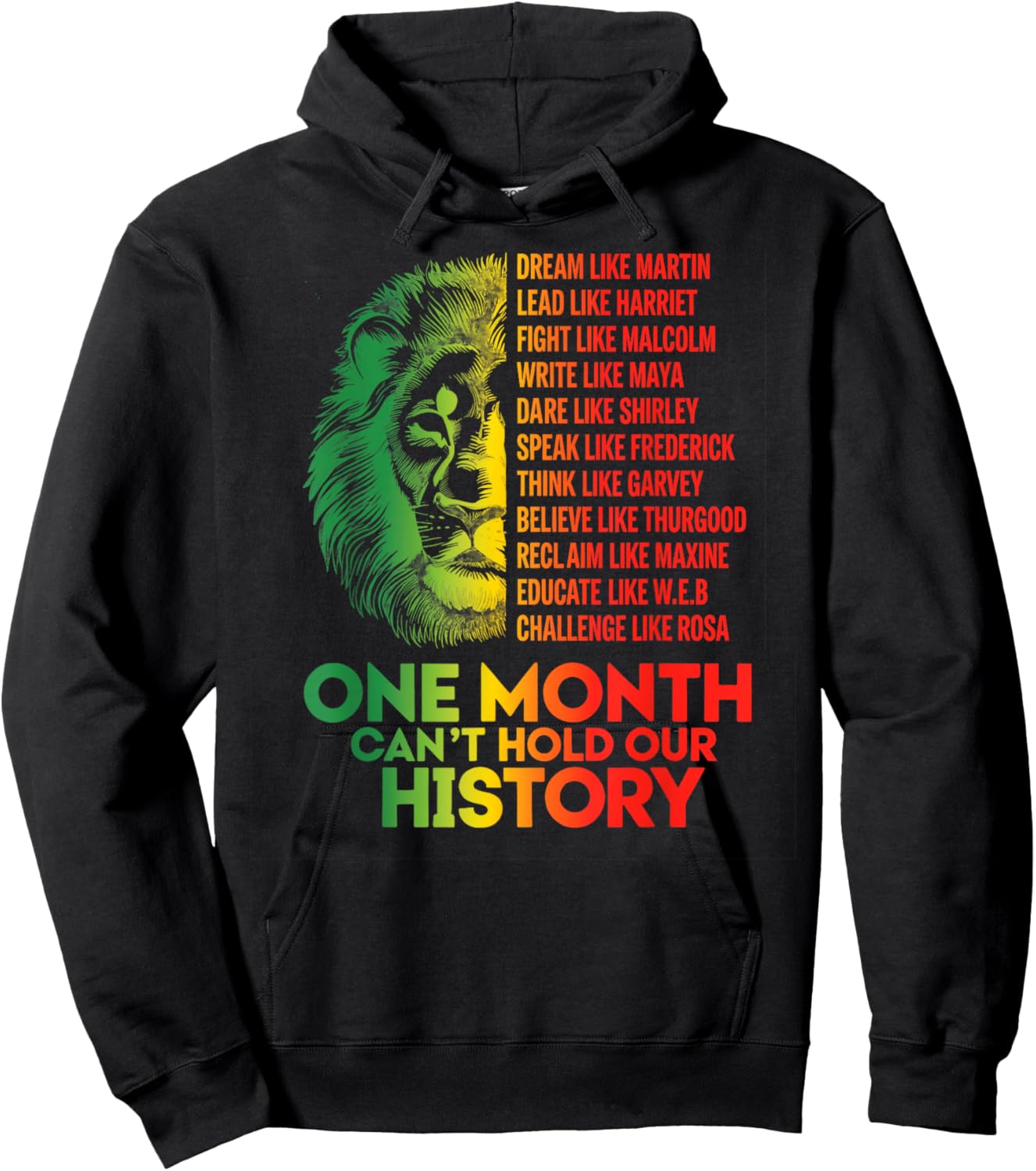 Black History Month Dream Like Martin Hoodie - Hoodie | Black