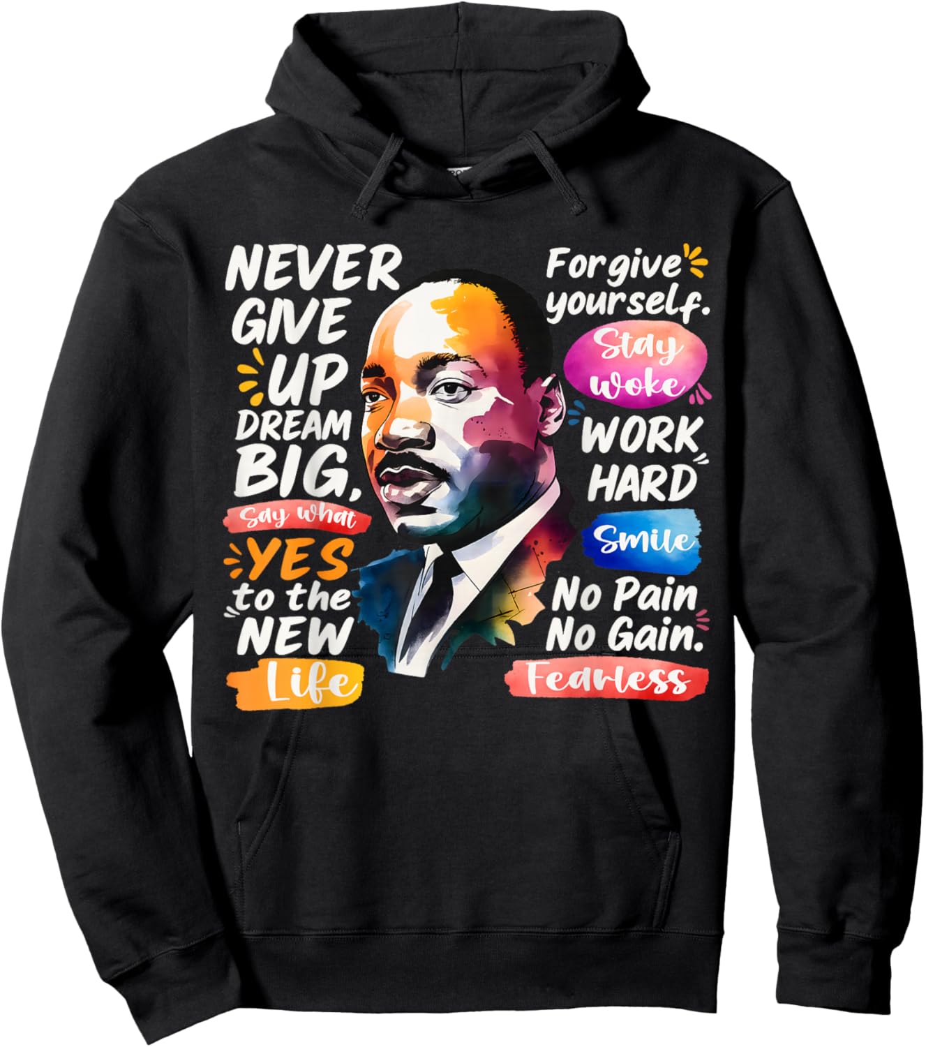 Black History Month Martin Have Dream Luther King Day Hoodie - Hoodie | Black