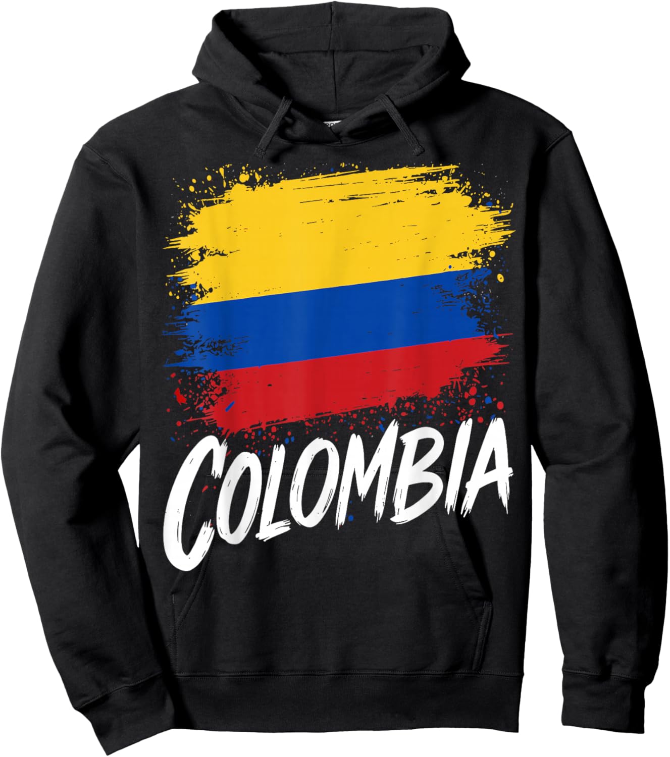 Colombia Lover Colombian Flag Hoodie - Hoodie | Black