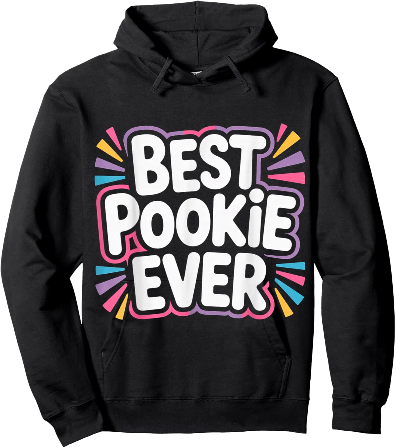Best Pookie Ever Adorable Nickname Cute Hoodie - Hoodie | Black