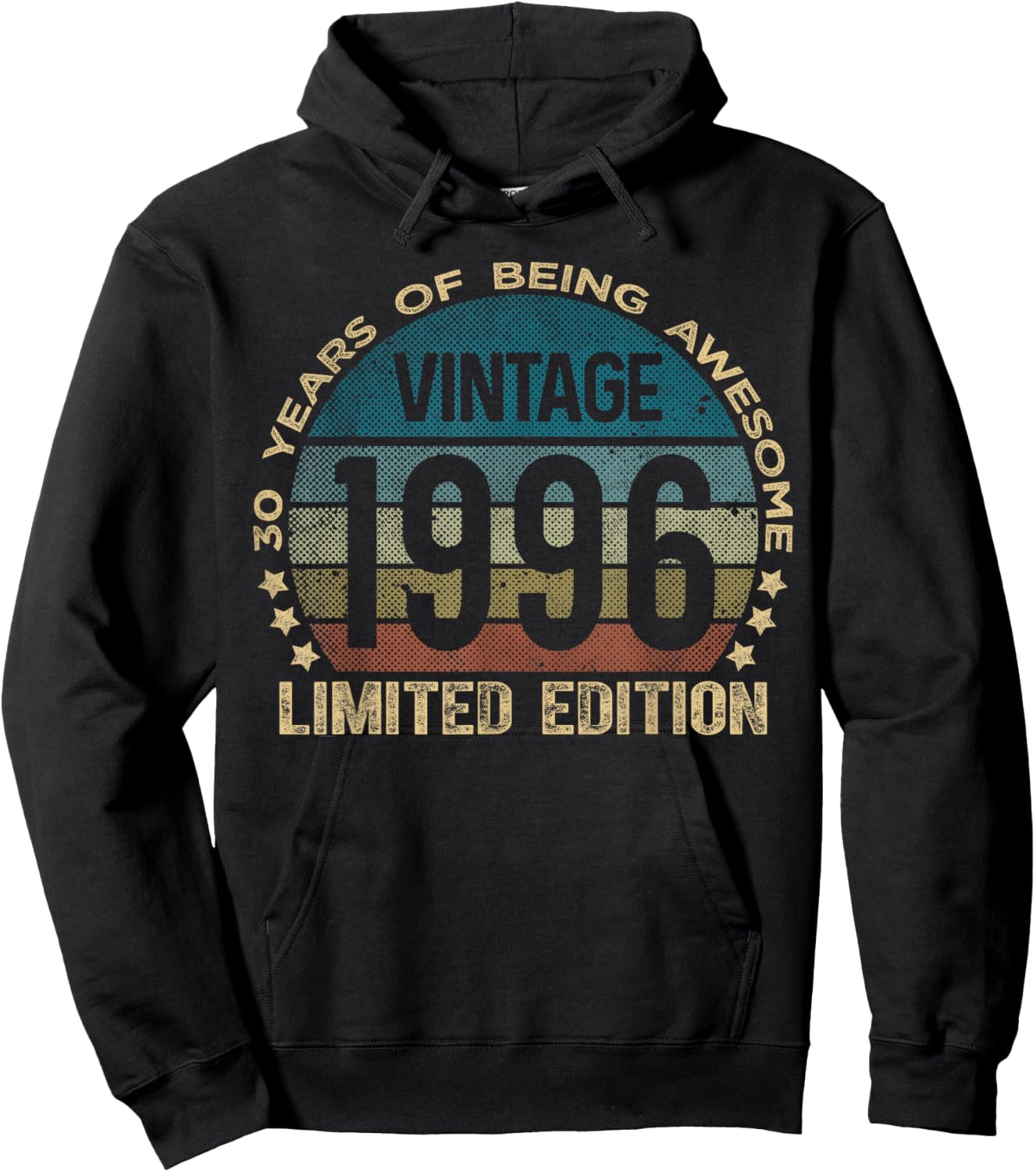 30 Year Old Gifts Vintage 1996 Limited Edition 30th Birthday Hoodie - Hoodie | Black