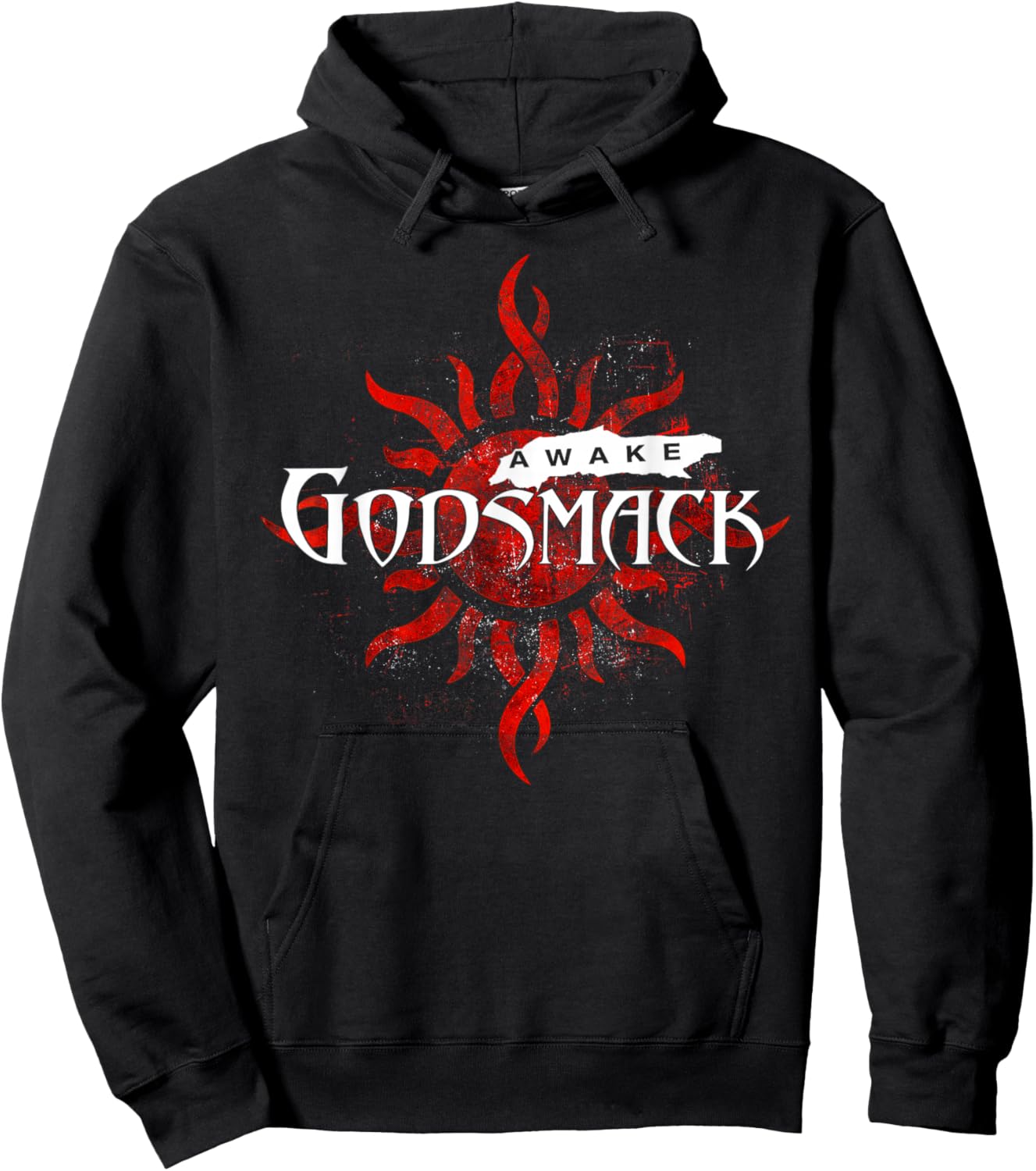 Godsmack Awake Sun 25th On Navy Hoodie - Hoodie | Black