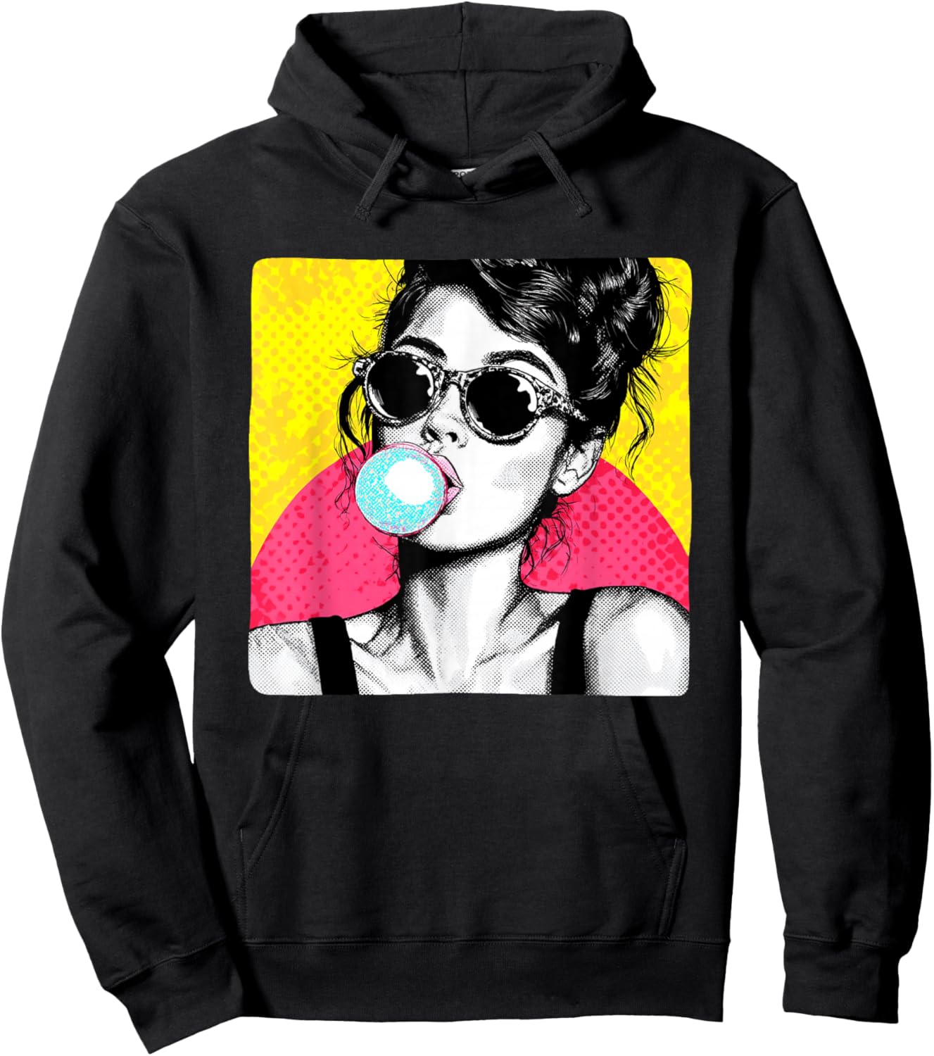 Beautiful Chewing Gum Girl Costume Hoodie - Hoodie | Black