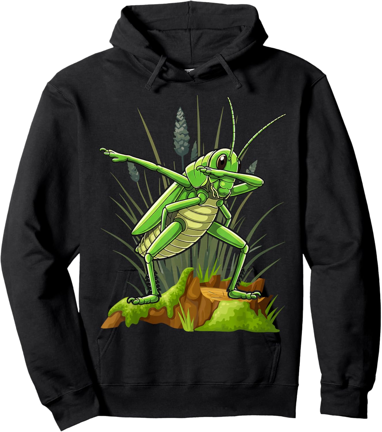 Funny Grasshopper Costume Women Kids Hoodie - Hoodie | Black