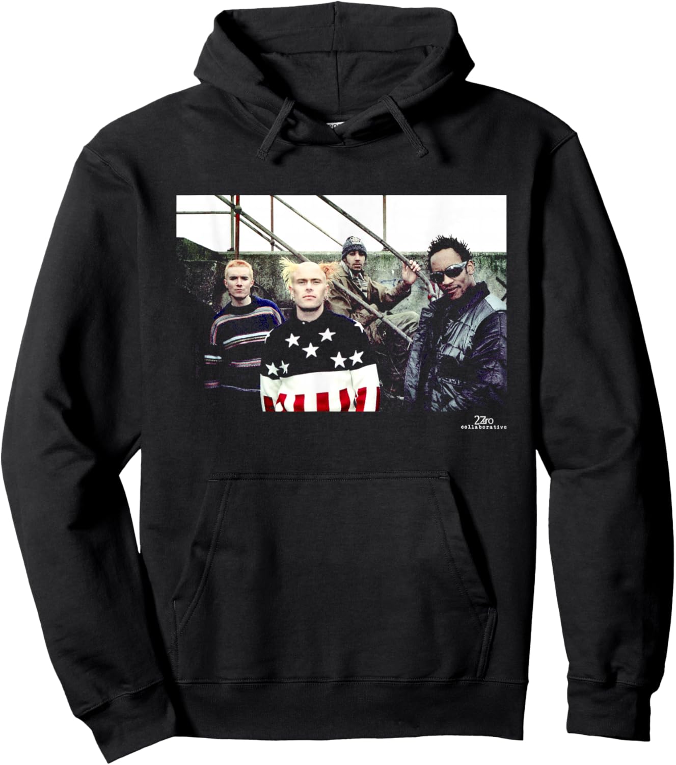 Keith Flint The Prodigy Electronic Band Photo Phil Nicholls Hoodie - Hoodie | Black